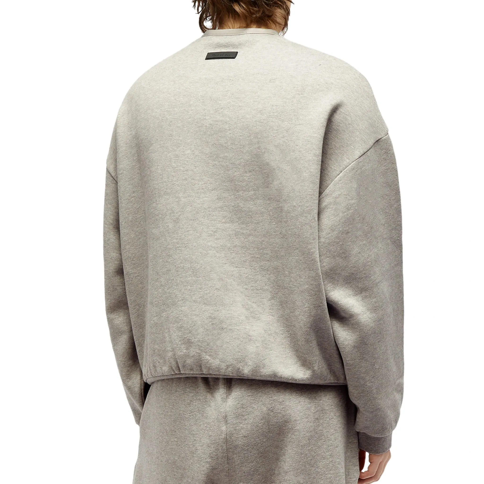 Fear Of God Essentials Dark Heather Oatmeal Crewneck (FW23)< Sweatshirts & Hoodies