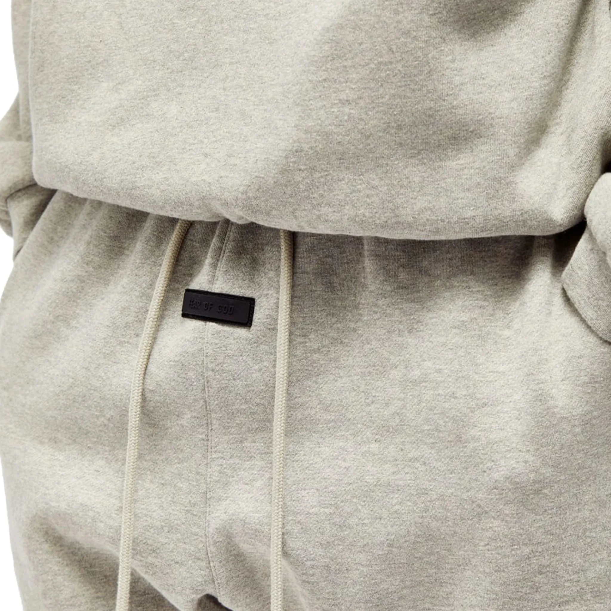 Fear Of God Essentials Dark Heather Oatmeal Shorts (FW23)< Shorts|Matching Sets