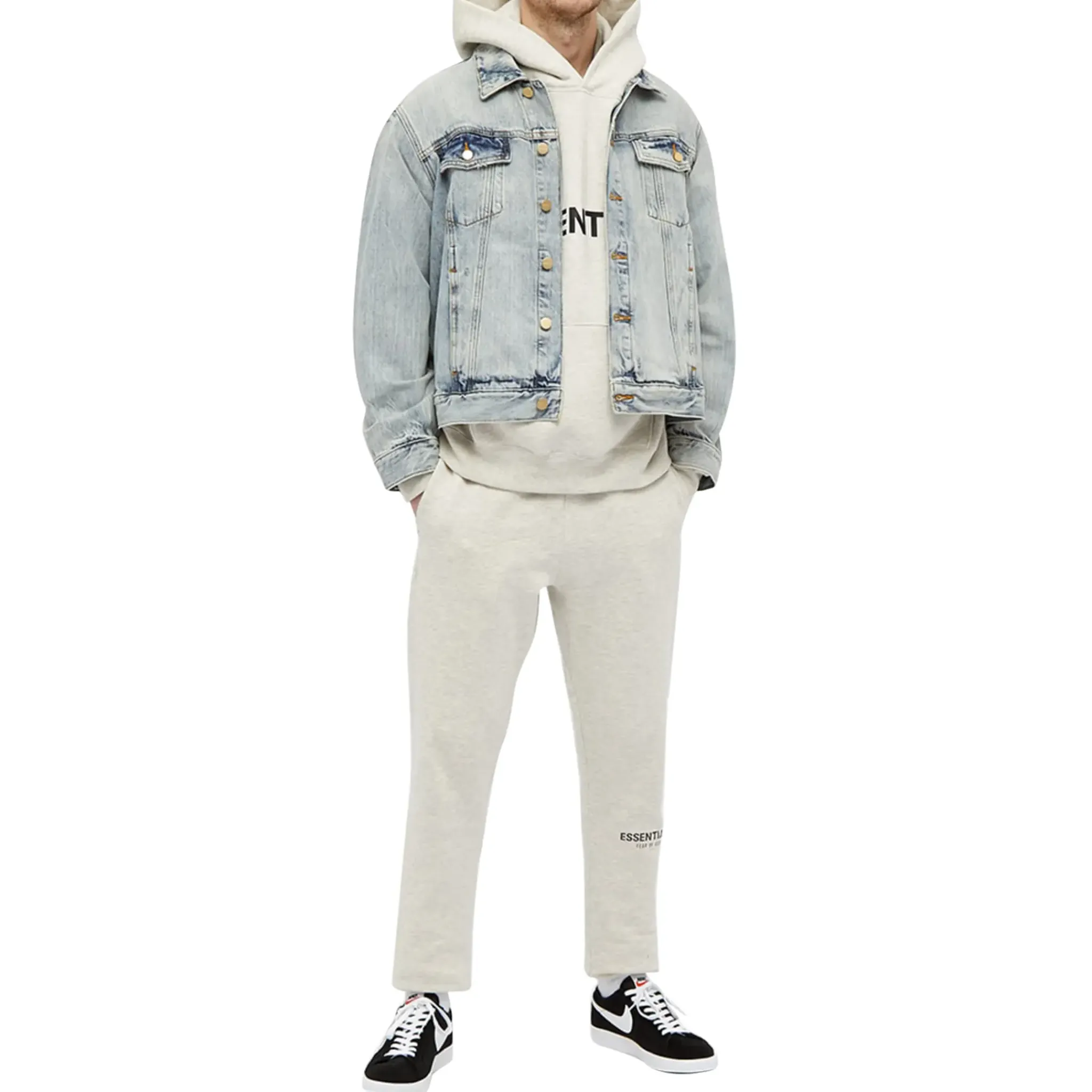 Fear Of God Essentials Oatmeal Hoodie< Sweatshirts & Hoodies