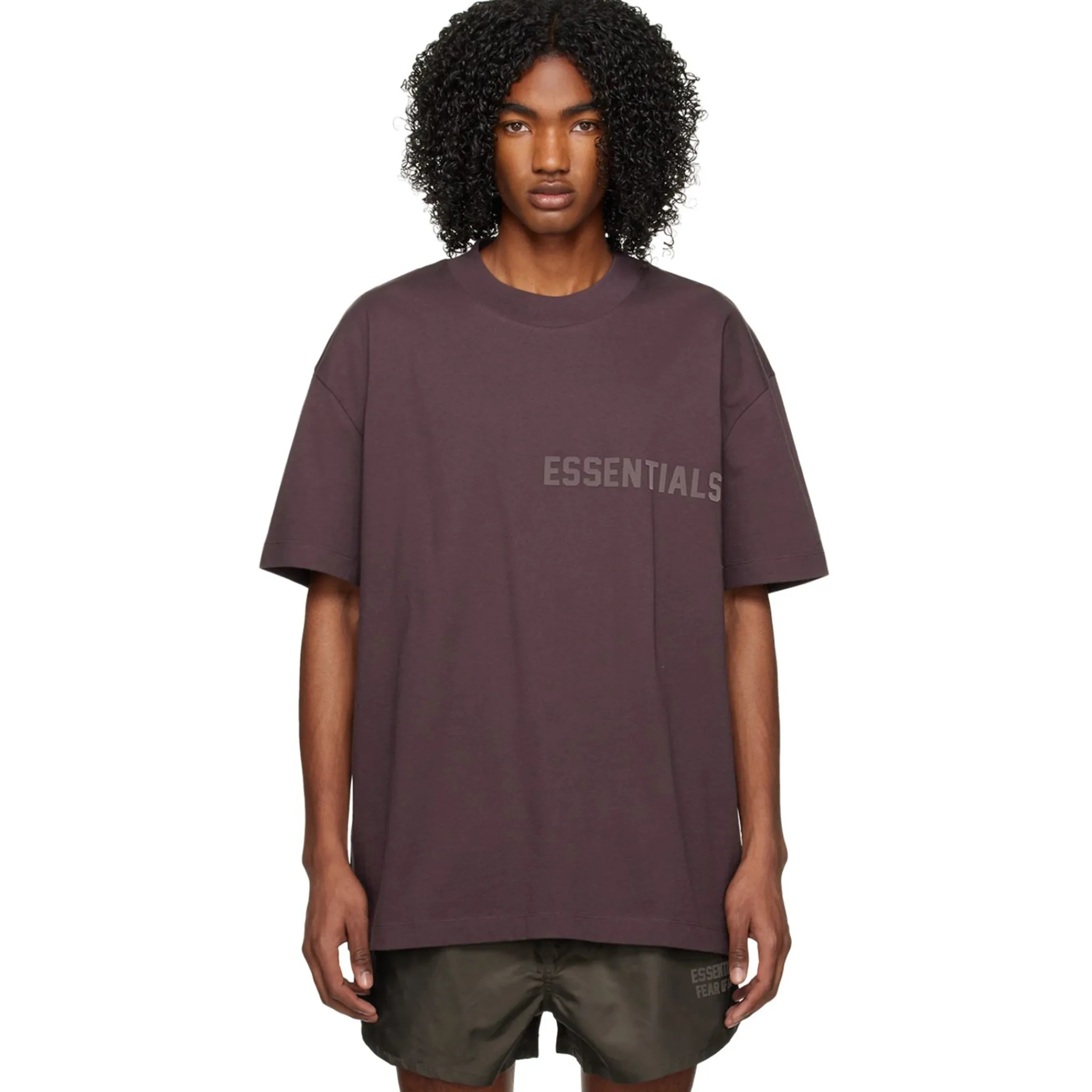 Fear Of God Essentials SS Plum T Shirt (SS23)< T-shirts