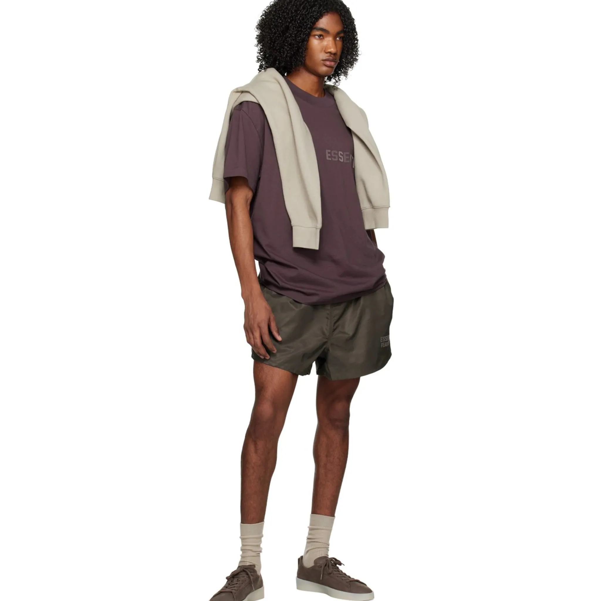 Fear Of God Essentials SS Plum T Shirt (SS23)< T-shirts