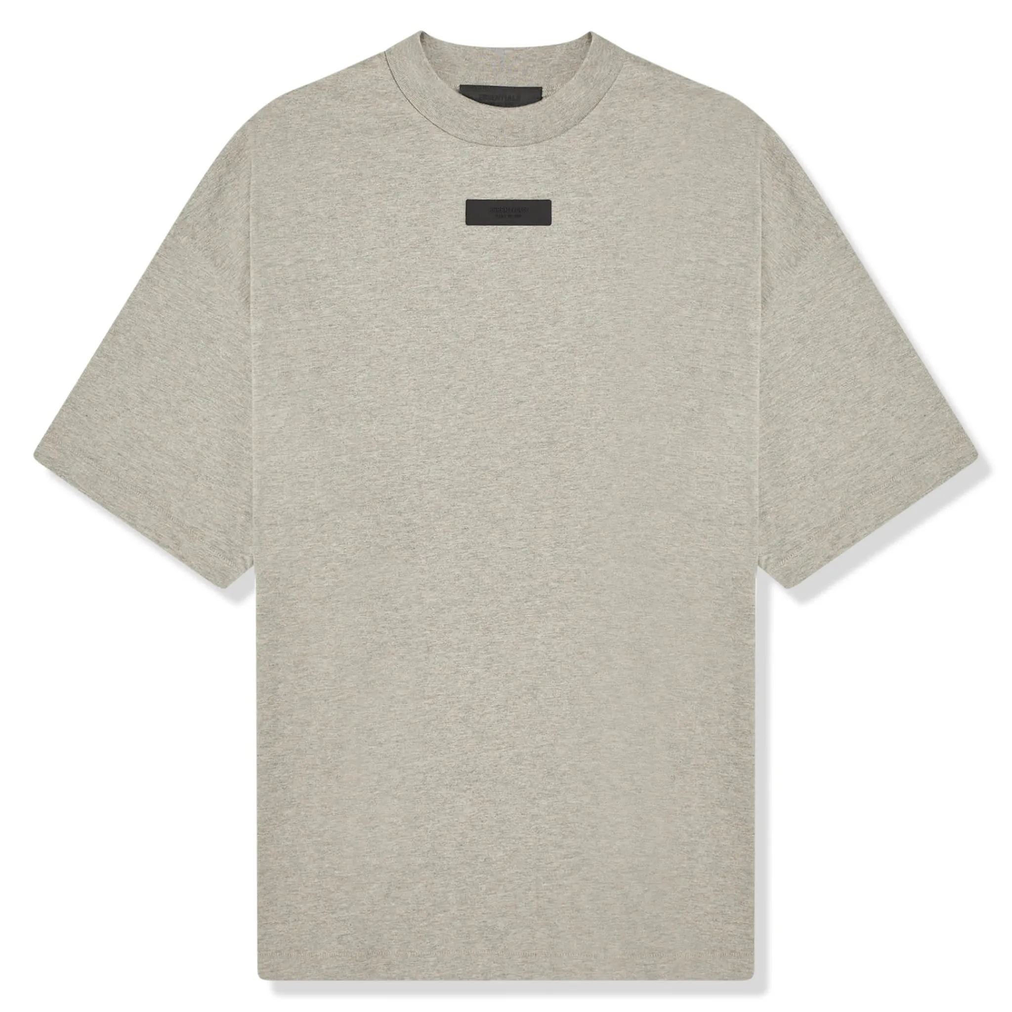Fear Of God Essentials SS Dark Heather Oatmeal T Shirt (FW23)< Matching Sets|T-shirts