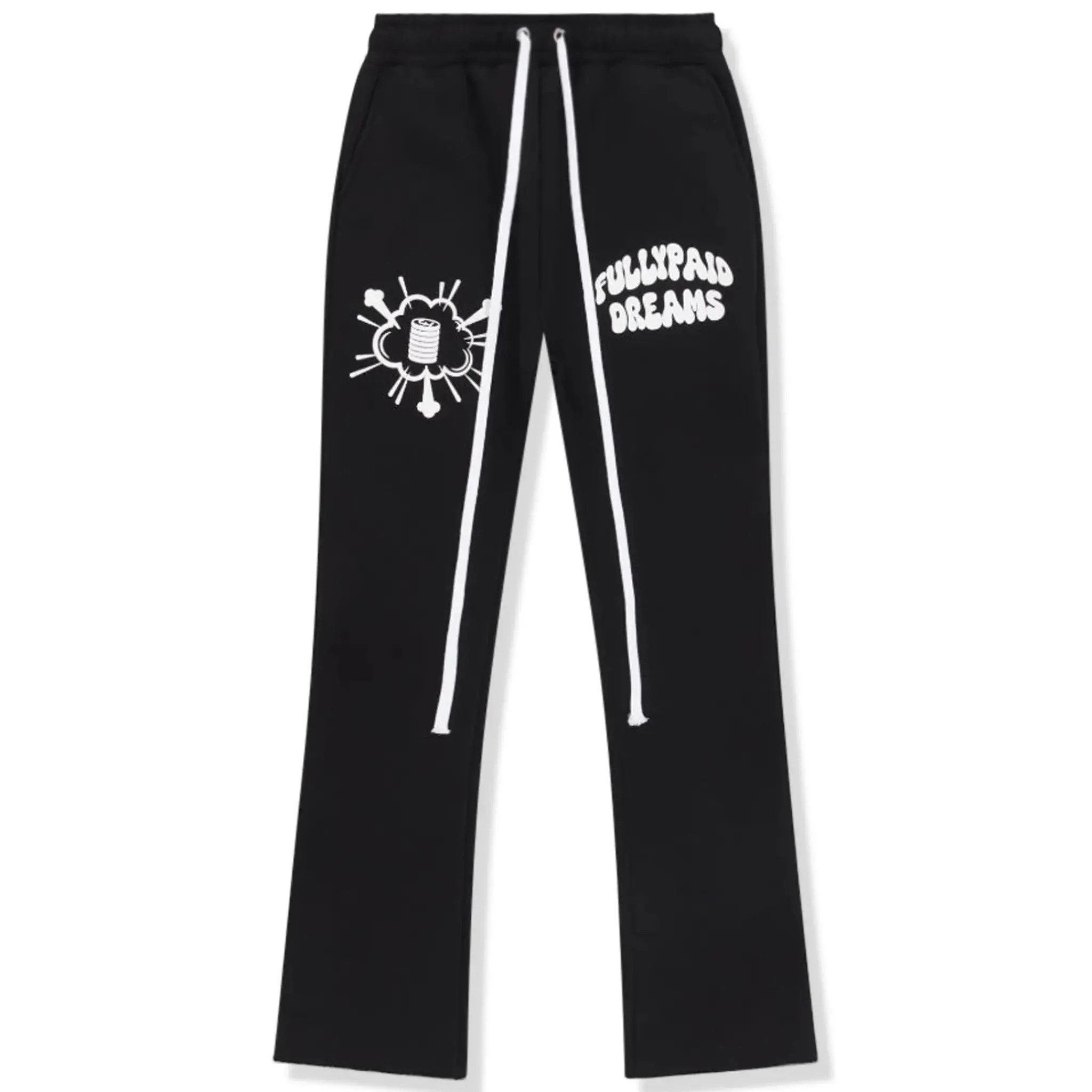 Fully Paid Dreams Black White Joggers< Sweatpants