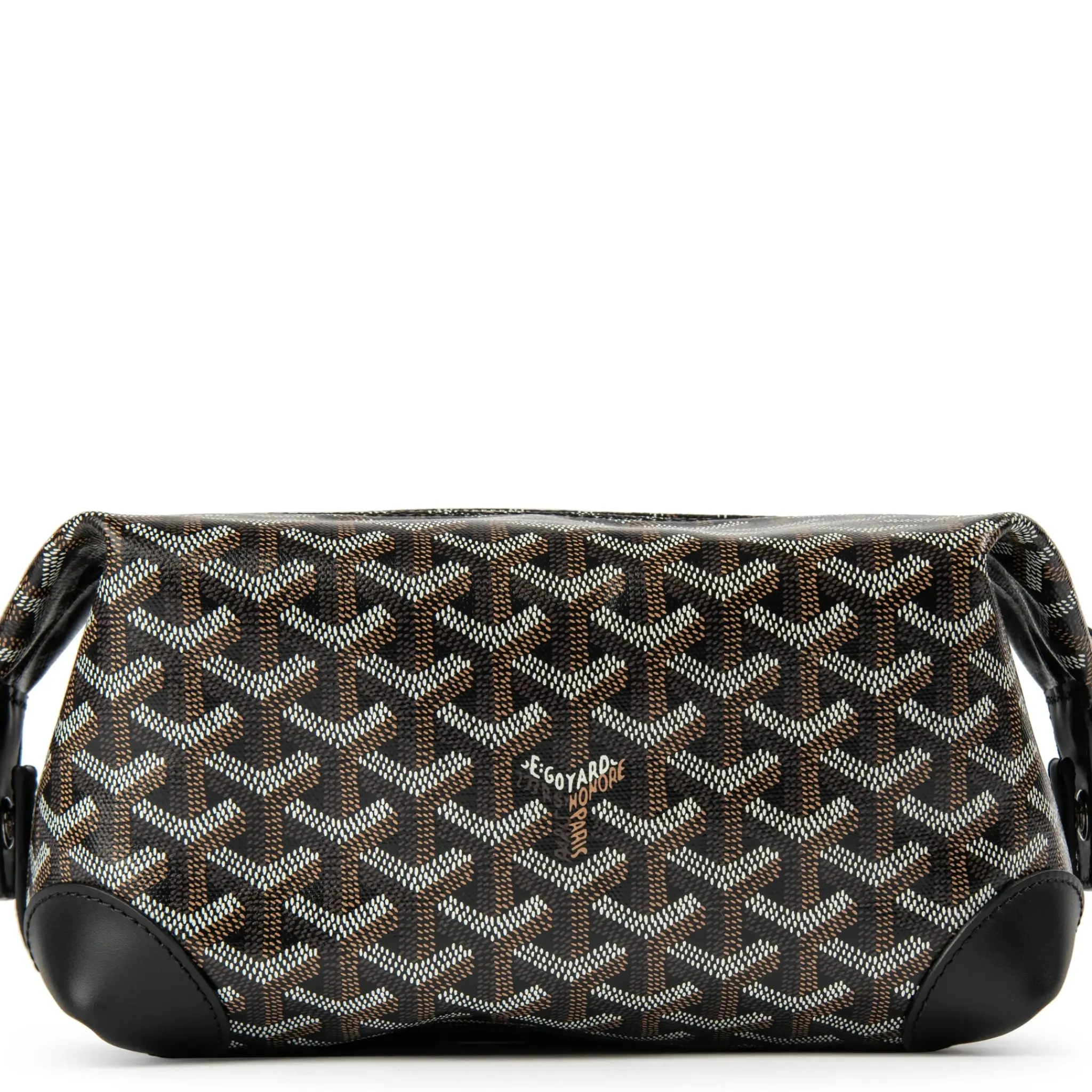 Goyard Bowling 25 Black Toiletry Bag< Wash Bags|Bags