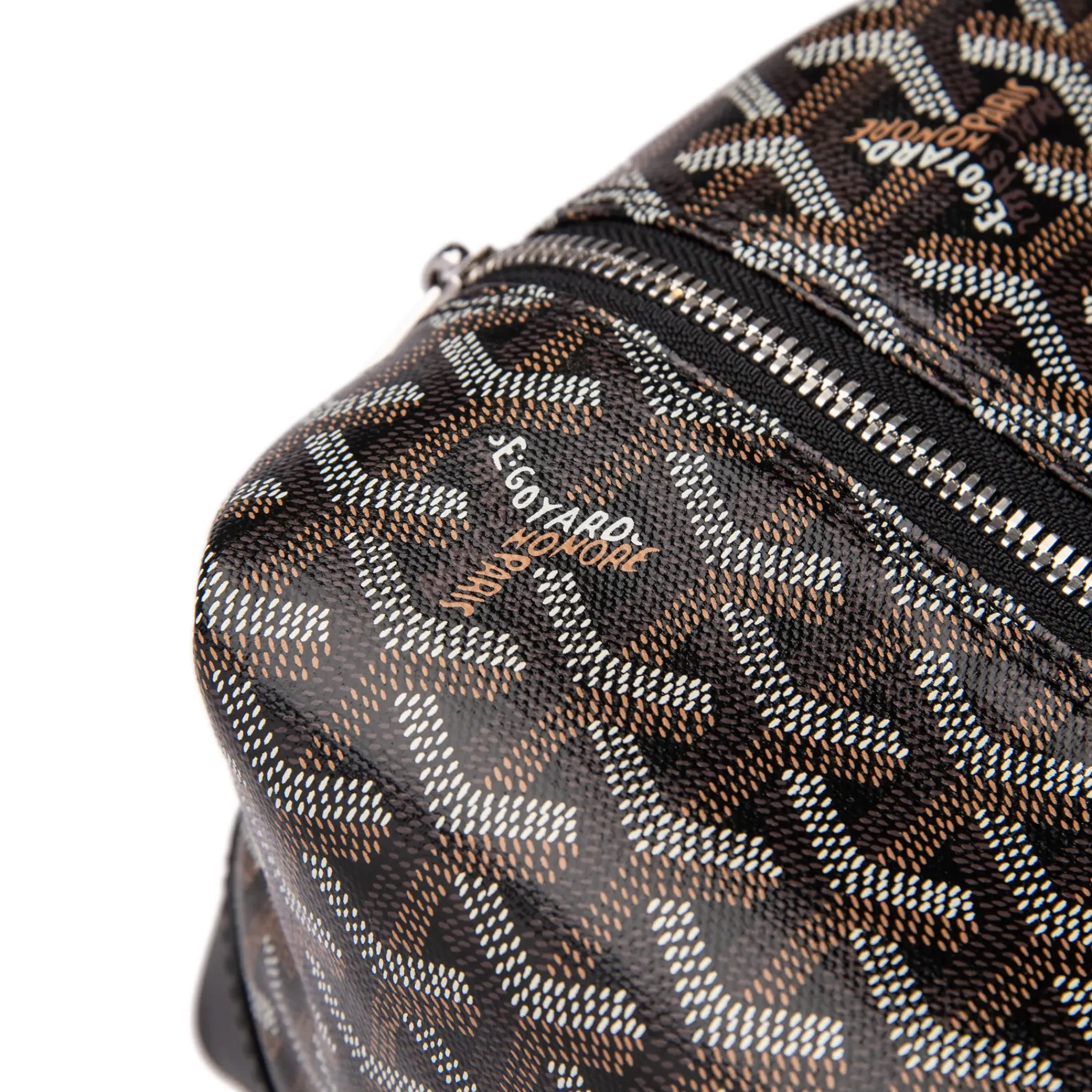 Goyard Bowling 25 Black Toiletry Bag< Wash Bags|Bags