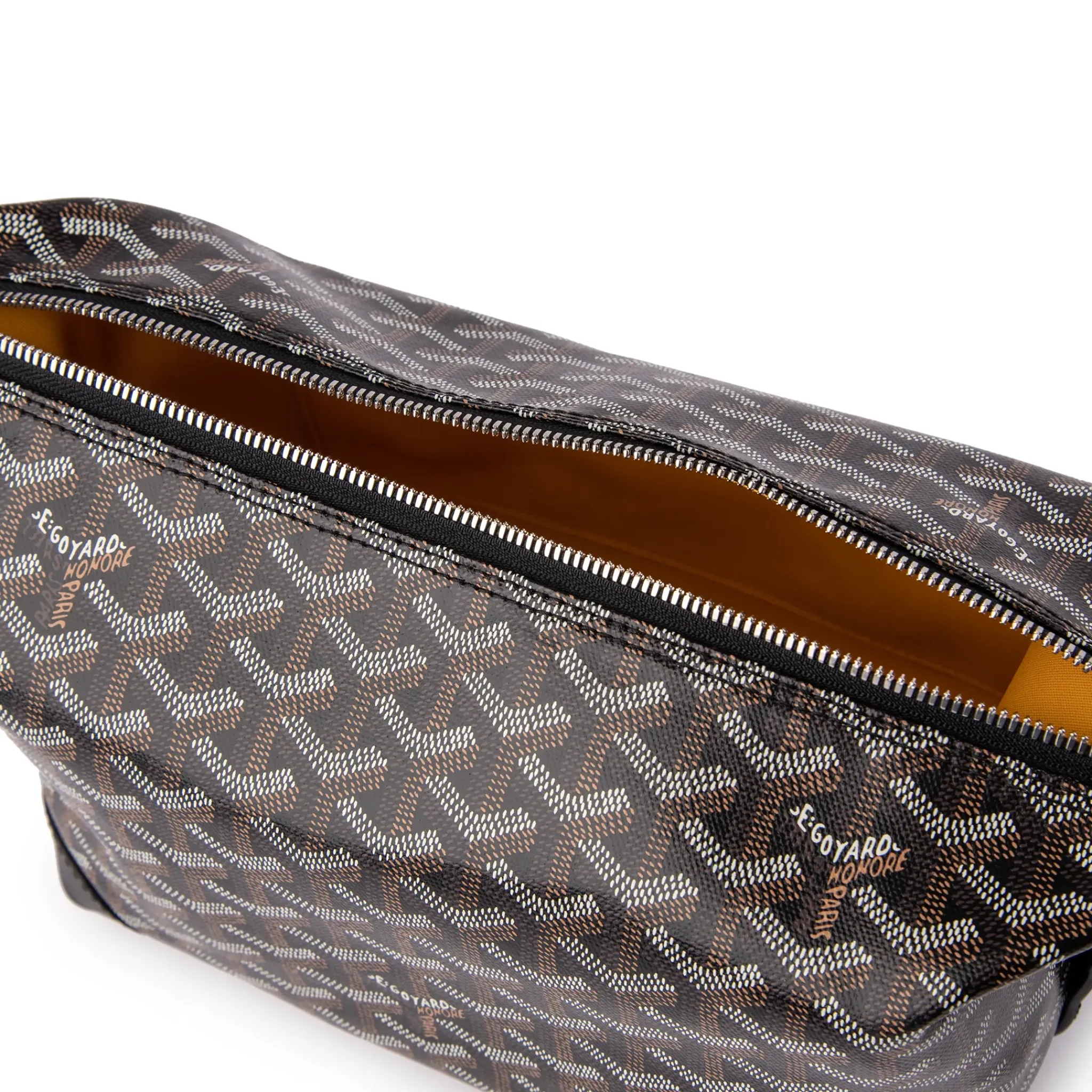 Goyard Bowling 25 Black Toiletry Bag< Wash Bags|Bags