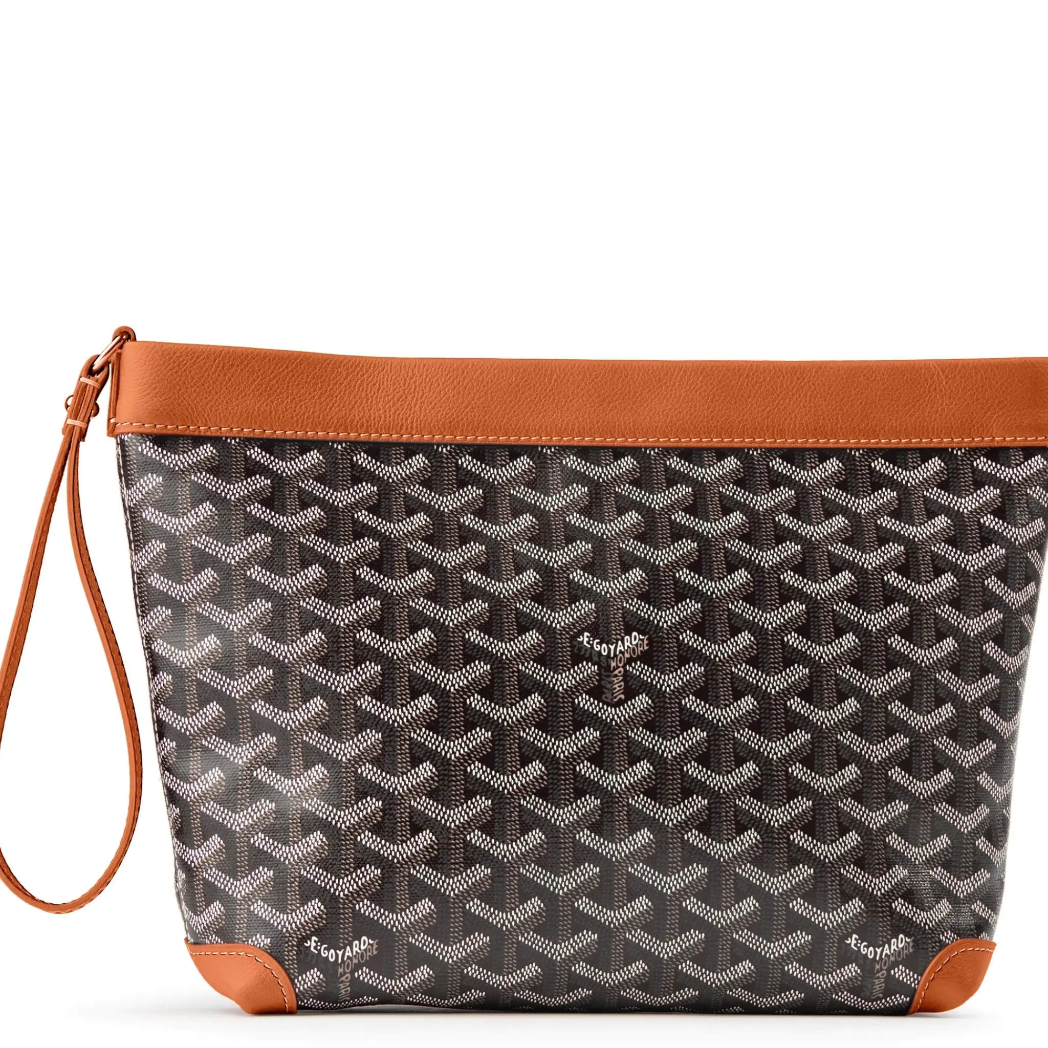 Goyard Conti Black Tan Pouch< Bags