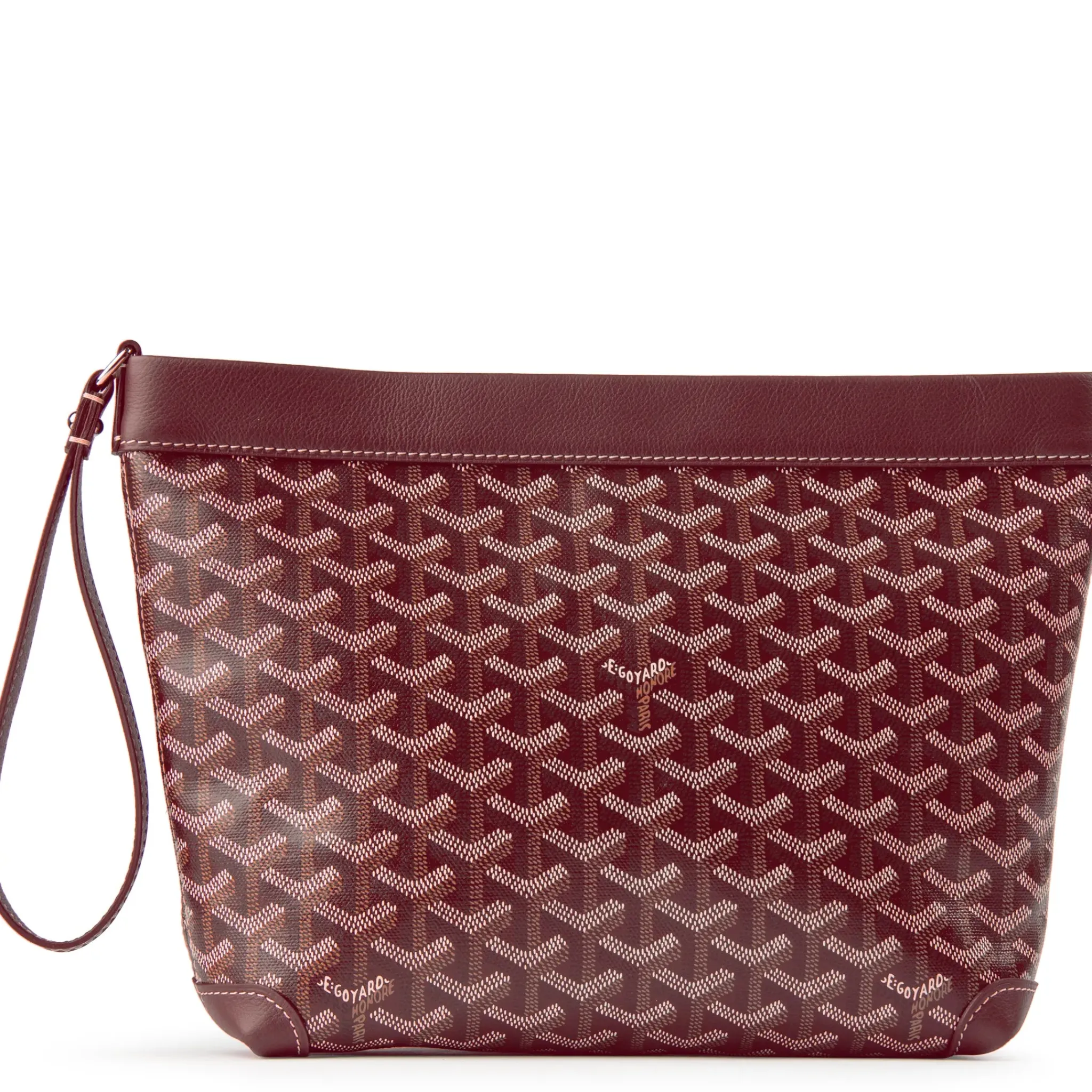 Goyard Conti Burgundy Pouch< Bags