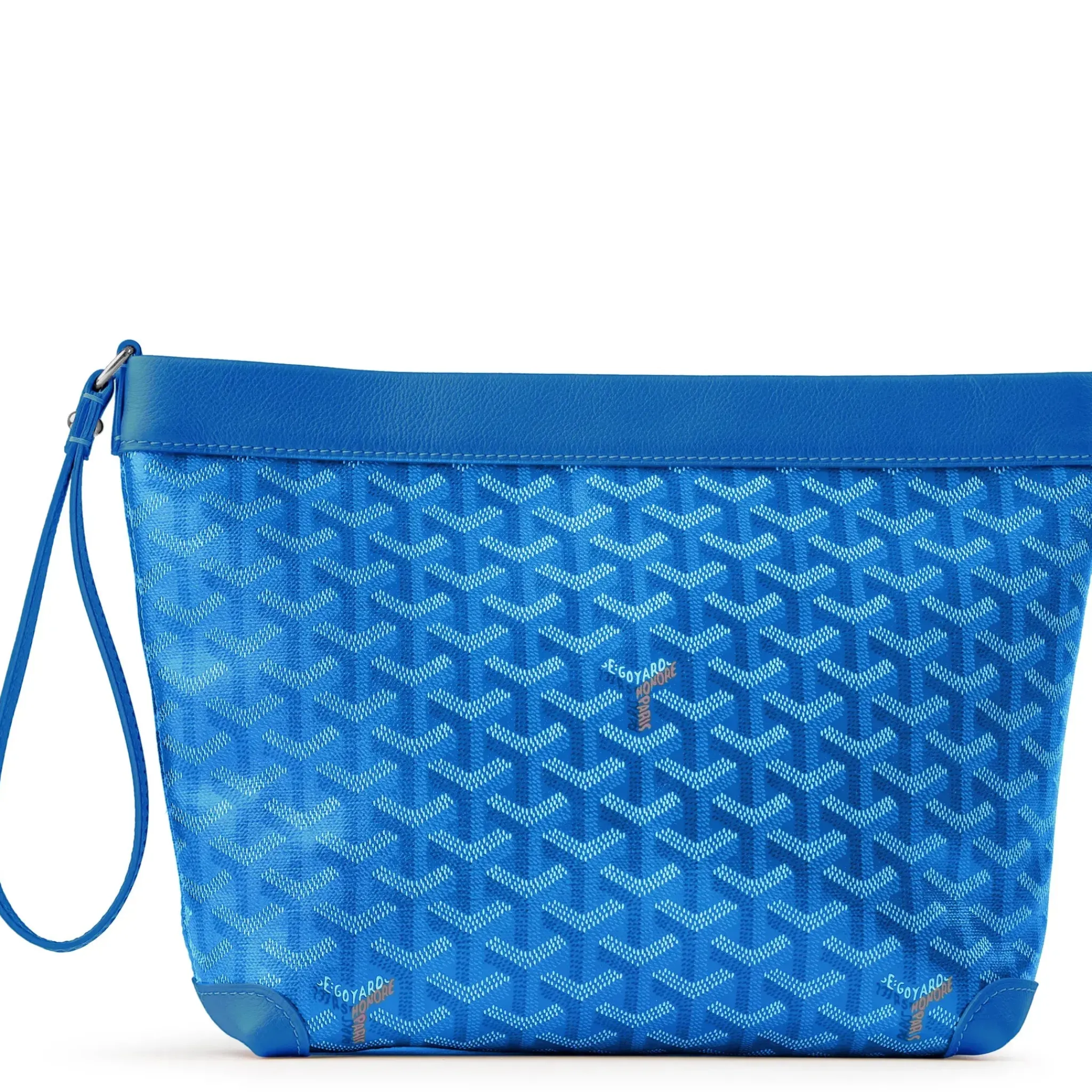 Goyard Conti Sky Blue Pouch< Bags