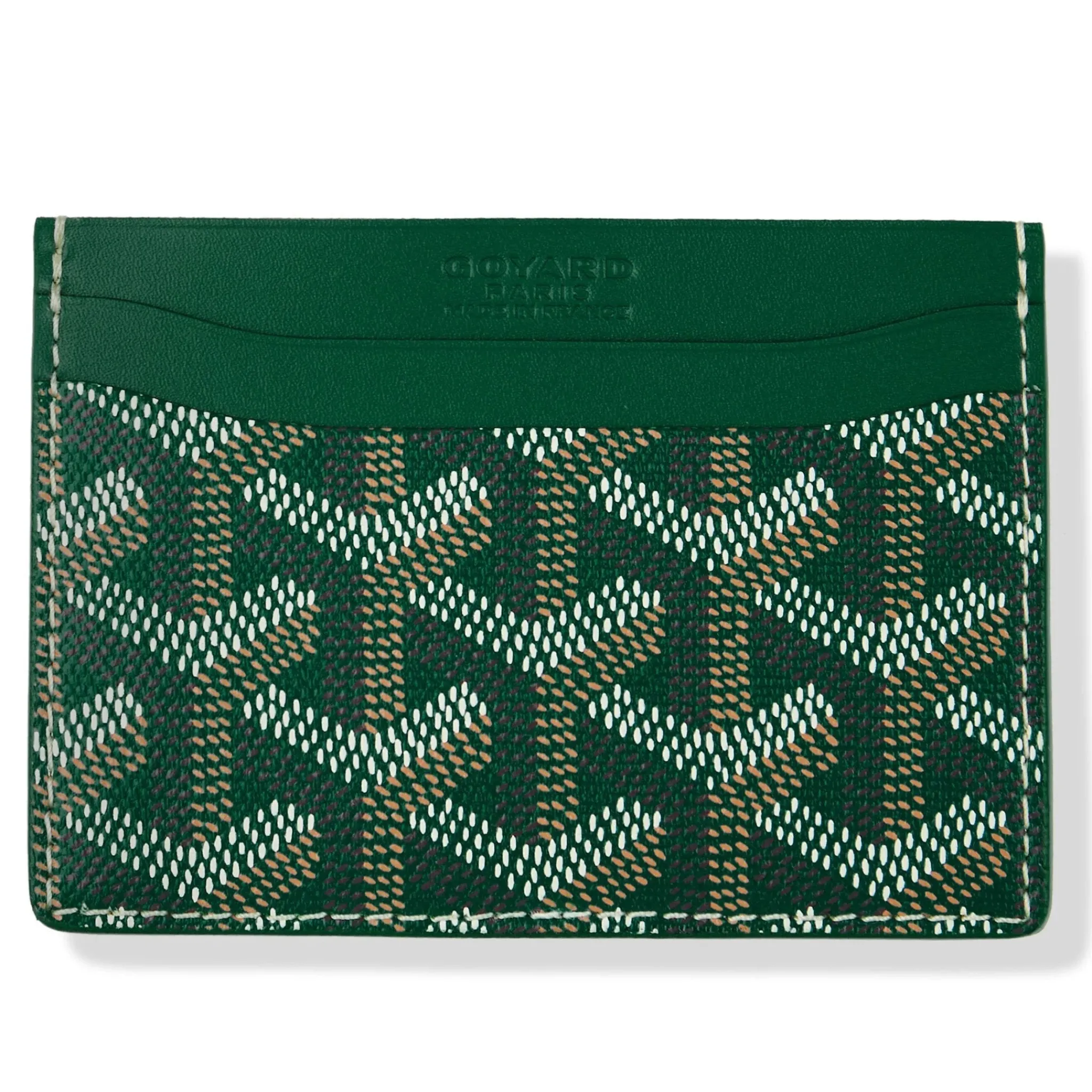 Goyard Saint Sulpice Green Card Holder< Wallets & Card Holders