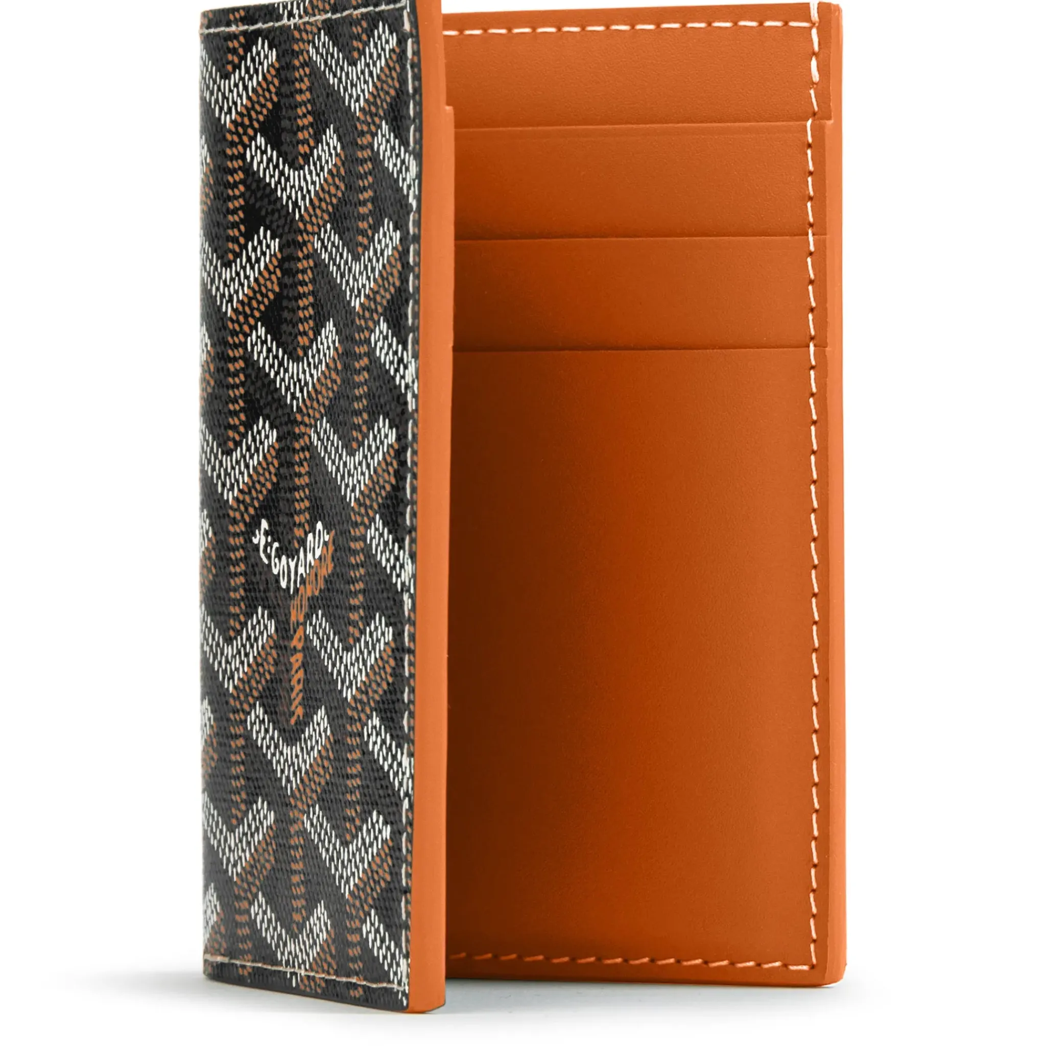 Goyard Saint-Pierre Card Wallet Black Tan< Wallets & Card Holders