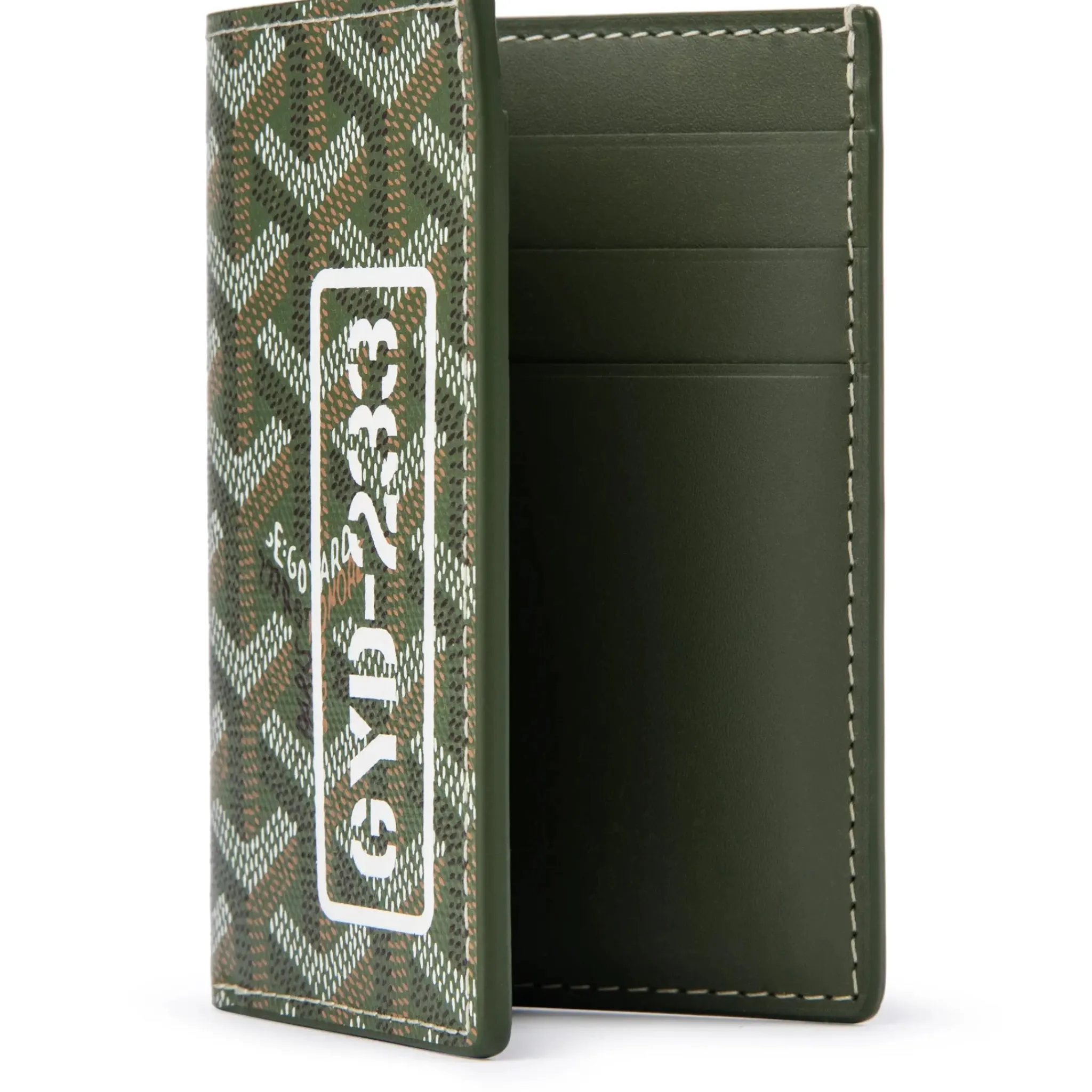 Goyard Saint-Pierre Card Wallet Khaki< Wallets & Card Holders