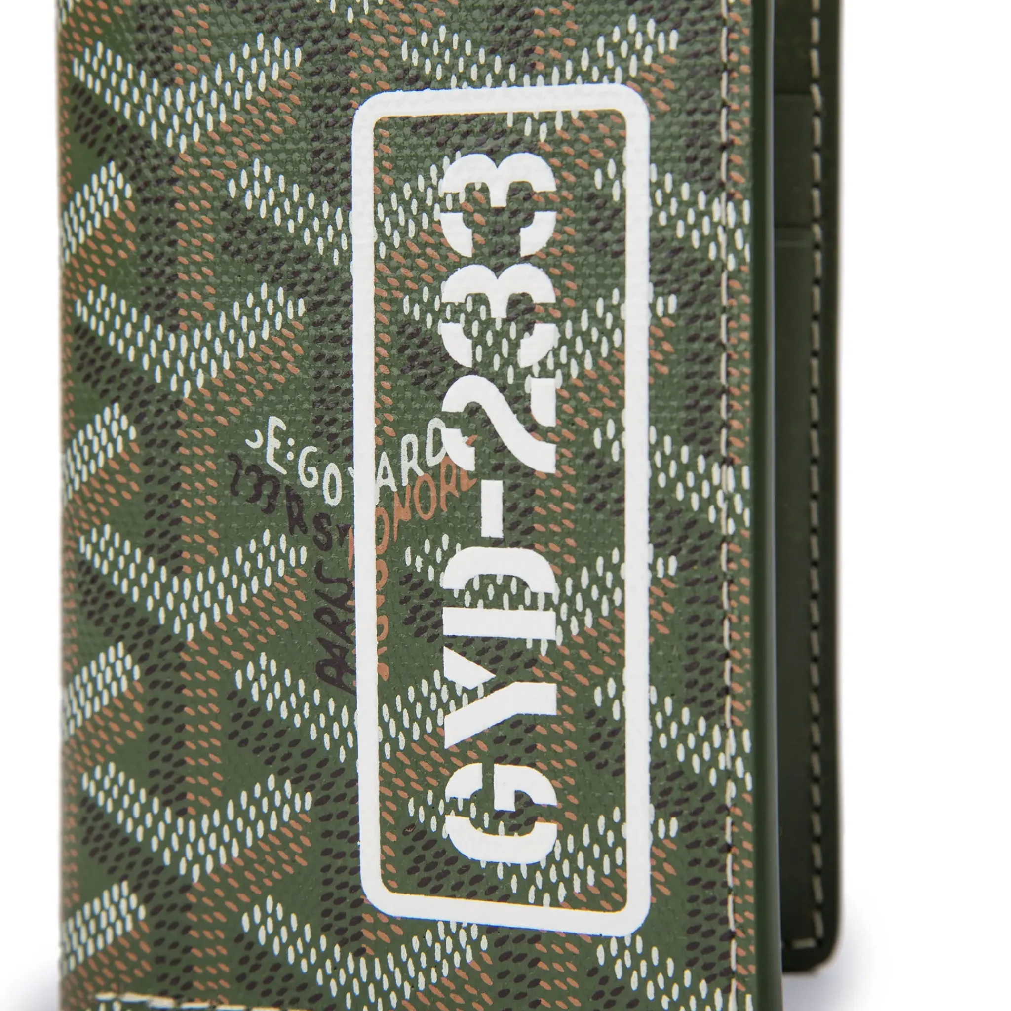 Goyard Saint-Pierre Card Wallet Khaki< Wallets & Card Holders