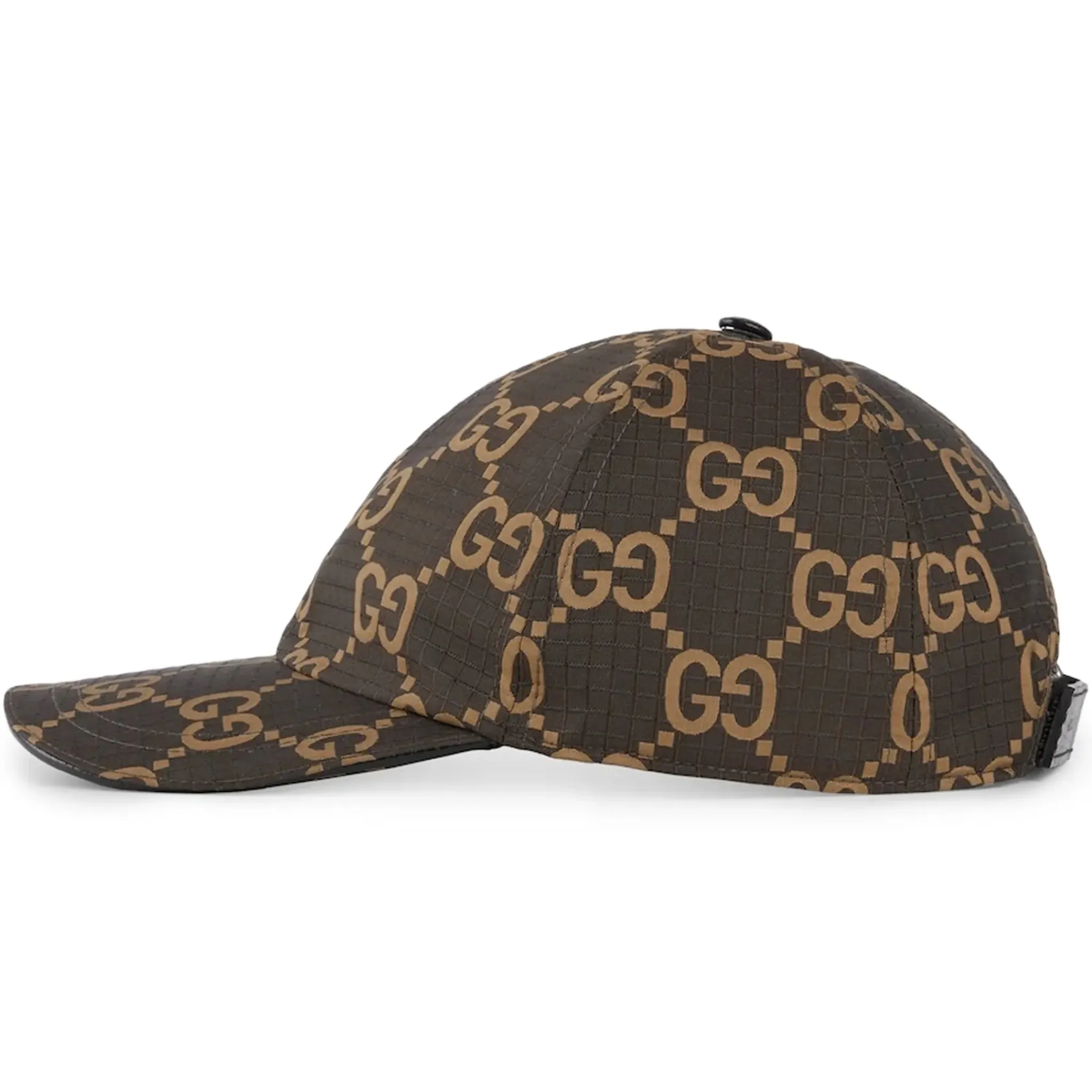 Gucci GG Ripstop Brown Baseball Cap< Hats & Caps