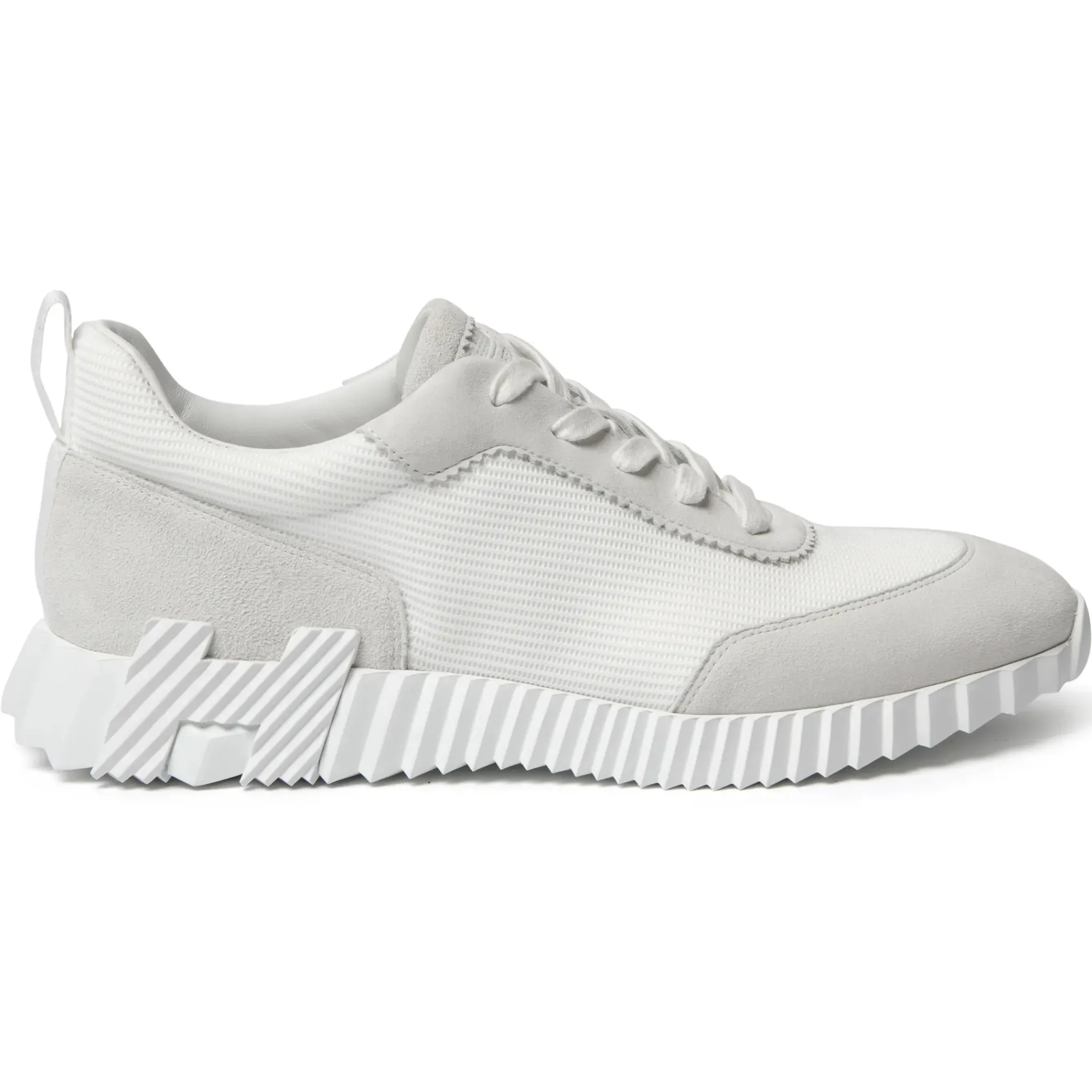 Hermès Paris Bouncing Sneaker Triple White< Designer Trainers|White Trainers