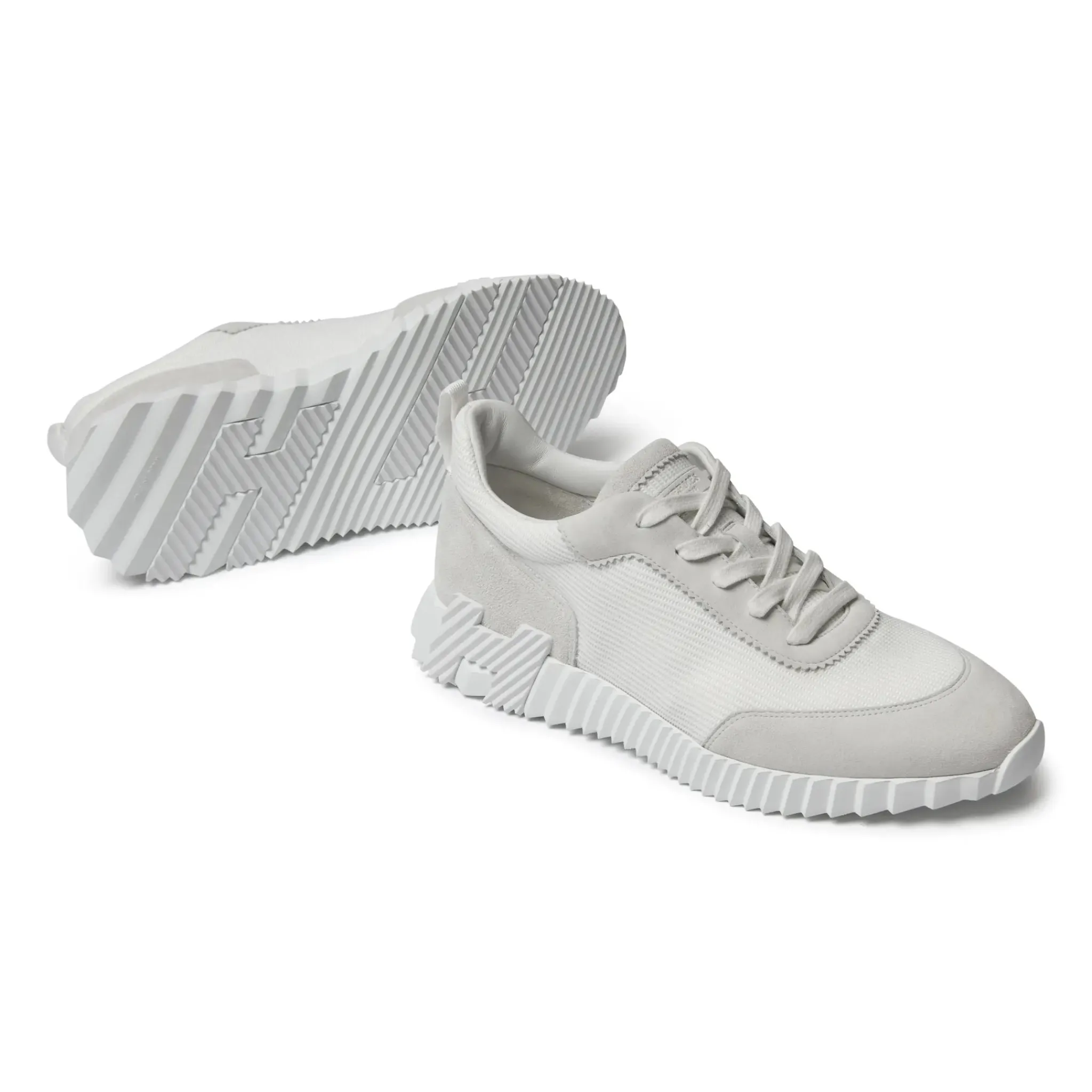Hermès Paris Bouncing Sneaker Triple White< Designer Trainers|White Trainers