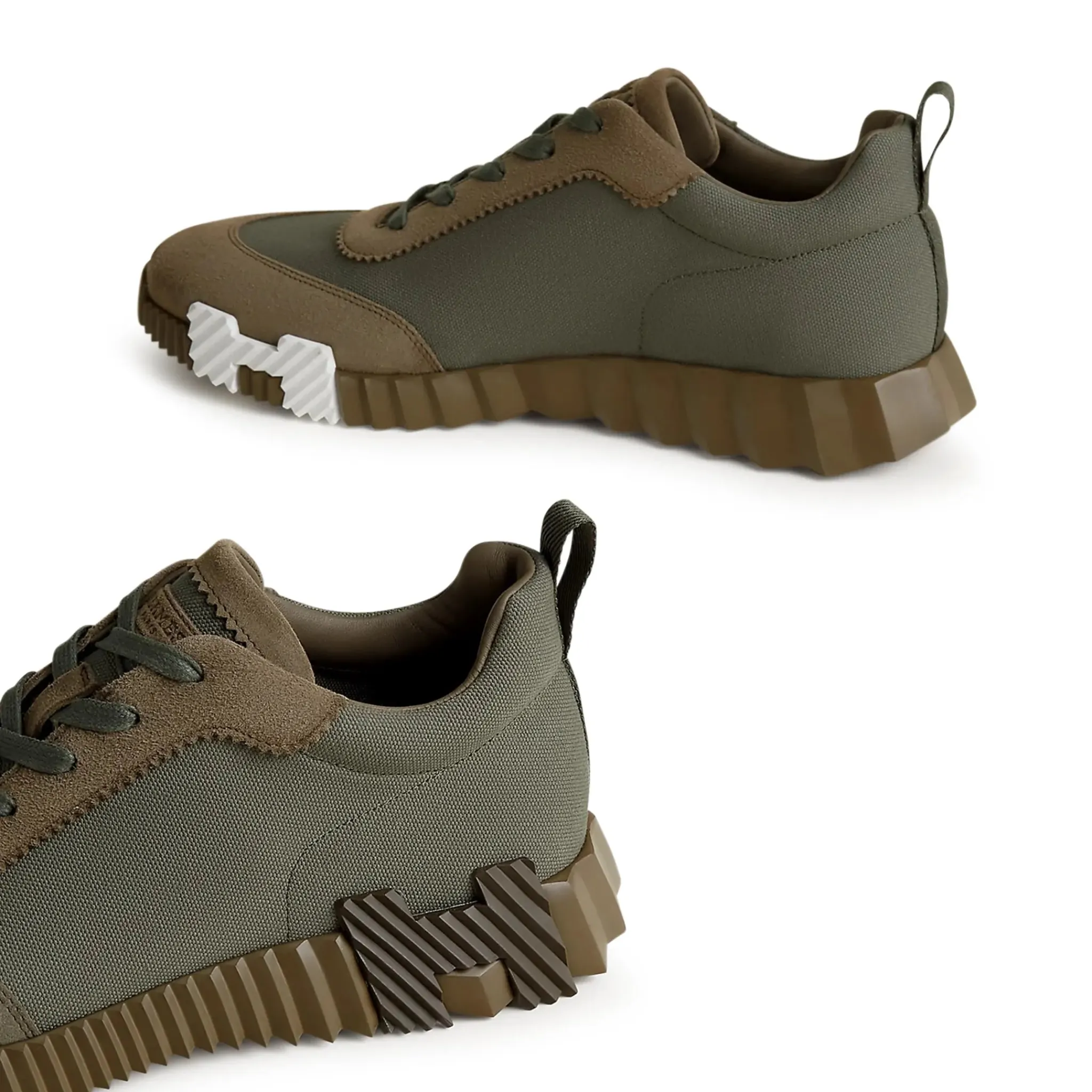 Hermès Paris Bouncing Sneaker Green Toundra< Designer Trainers