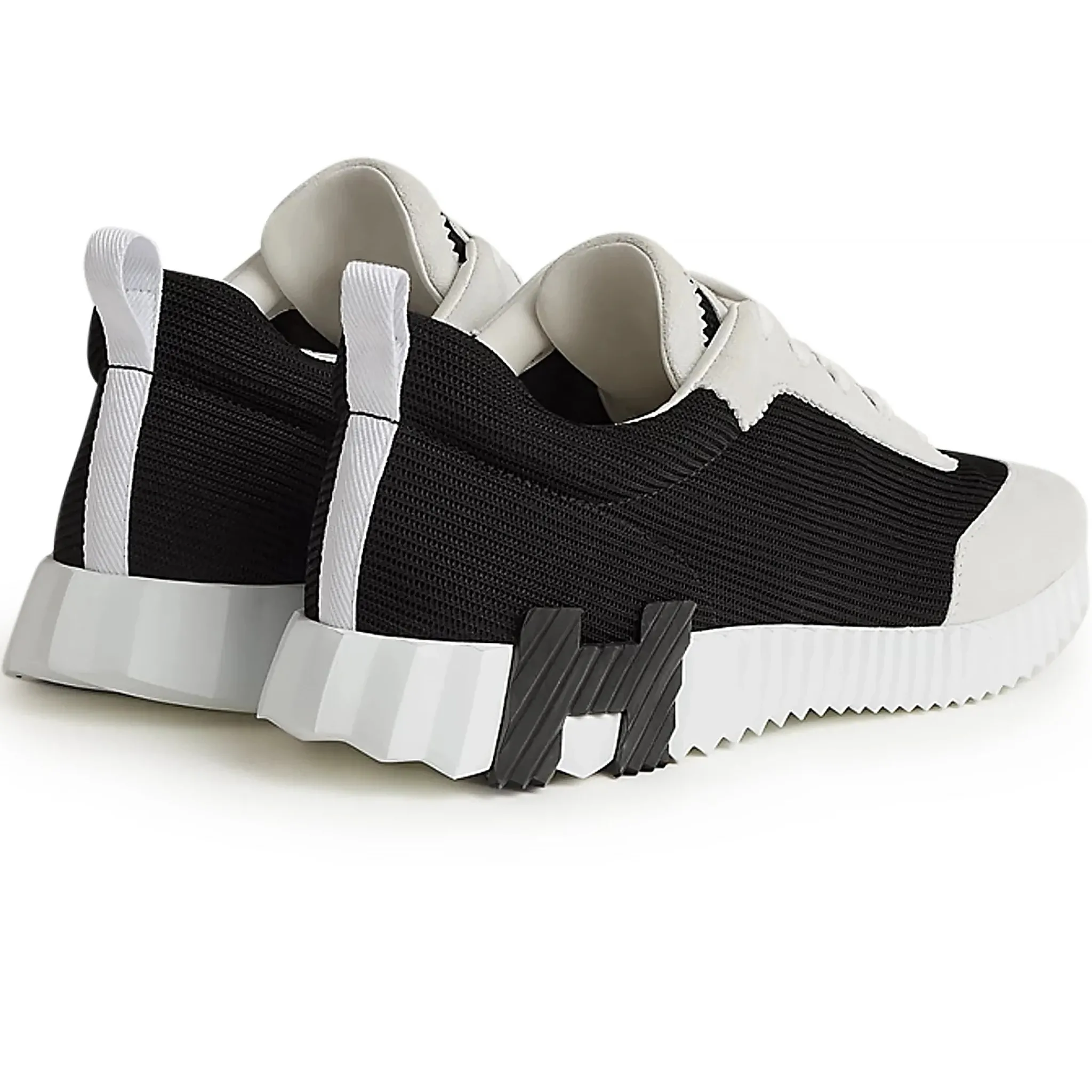 Hermès Paris Bouncing Sneaker White Black< Black Trainers|Designer Trainers