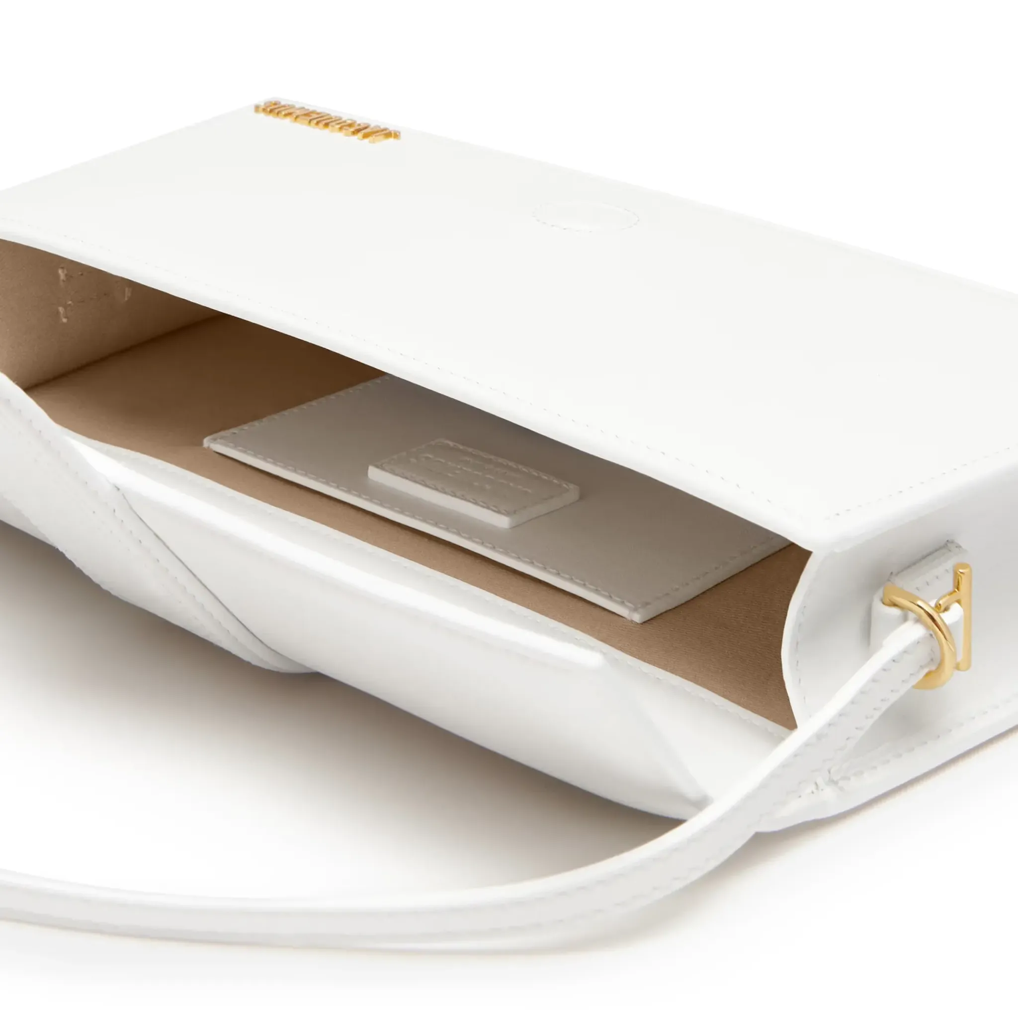 Jacquemus Le Bambino Long Flap White Shoulder Bag< Cross Body Bags|Bags