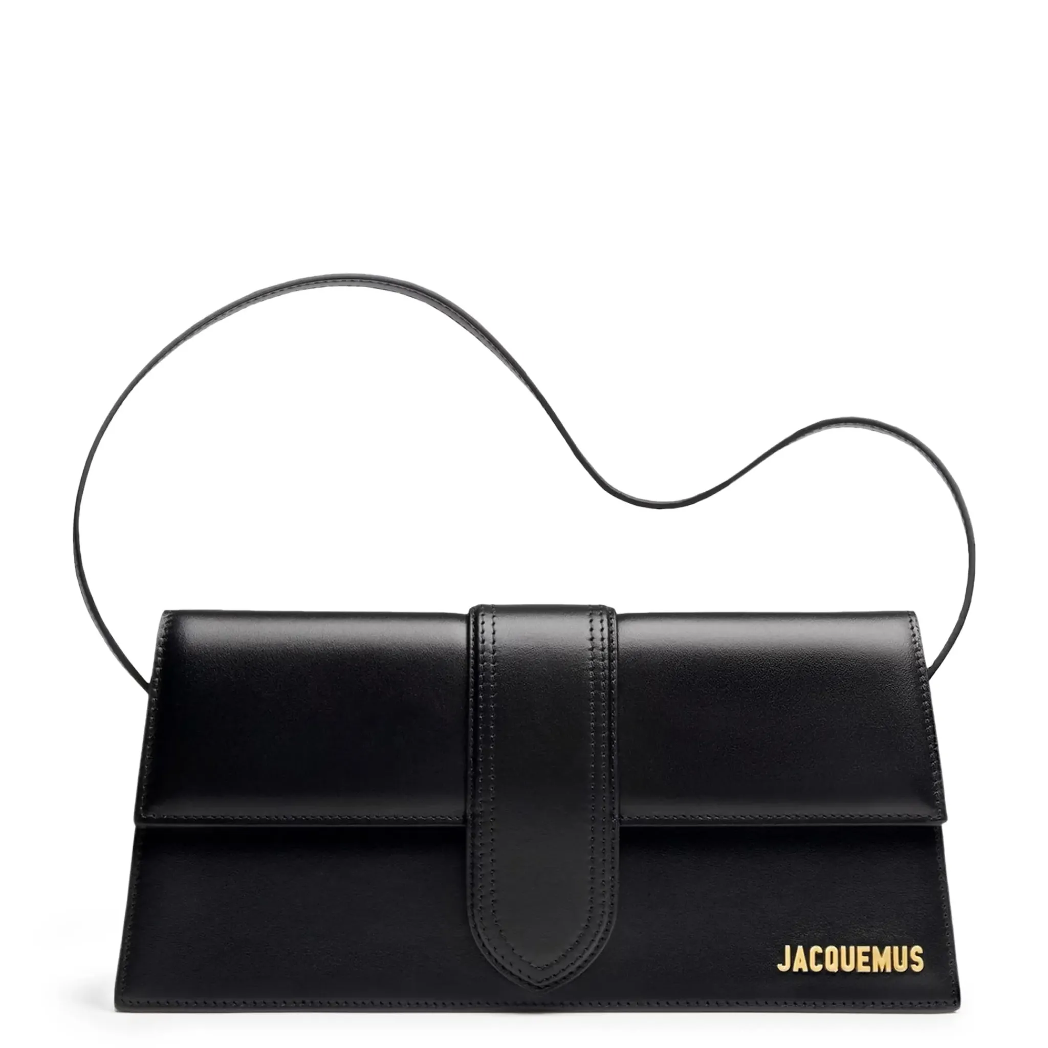 Jacquemus Le Bambino Long Flap Black Shoulder Bag< Cross Body Bags|Bags