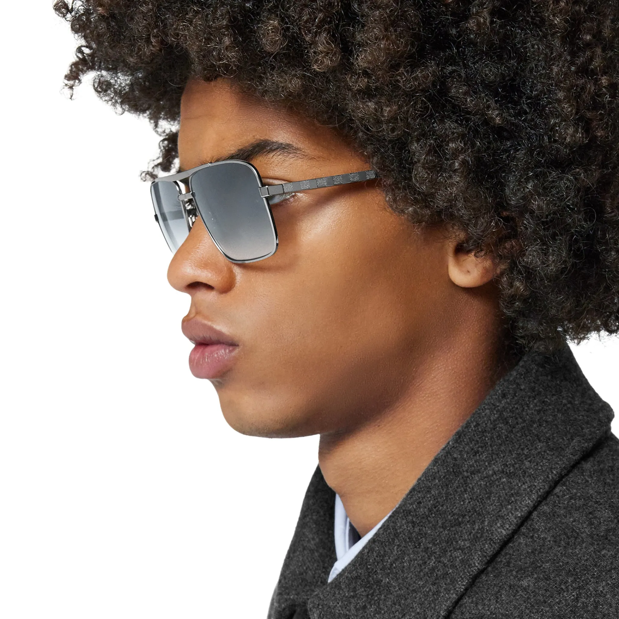 Louis Vuitton Attitude Silver Sunglasses< Sunglasses