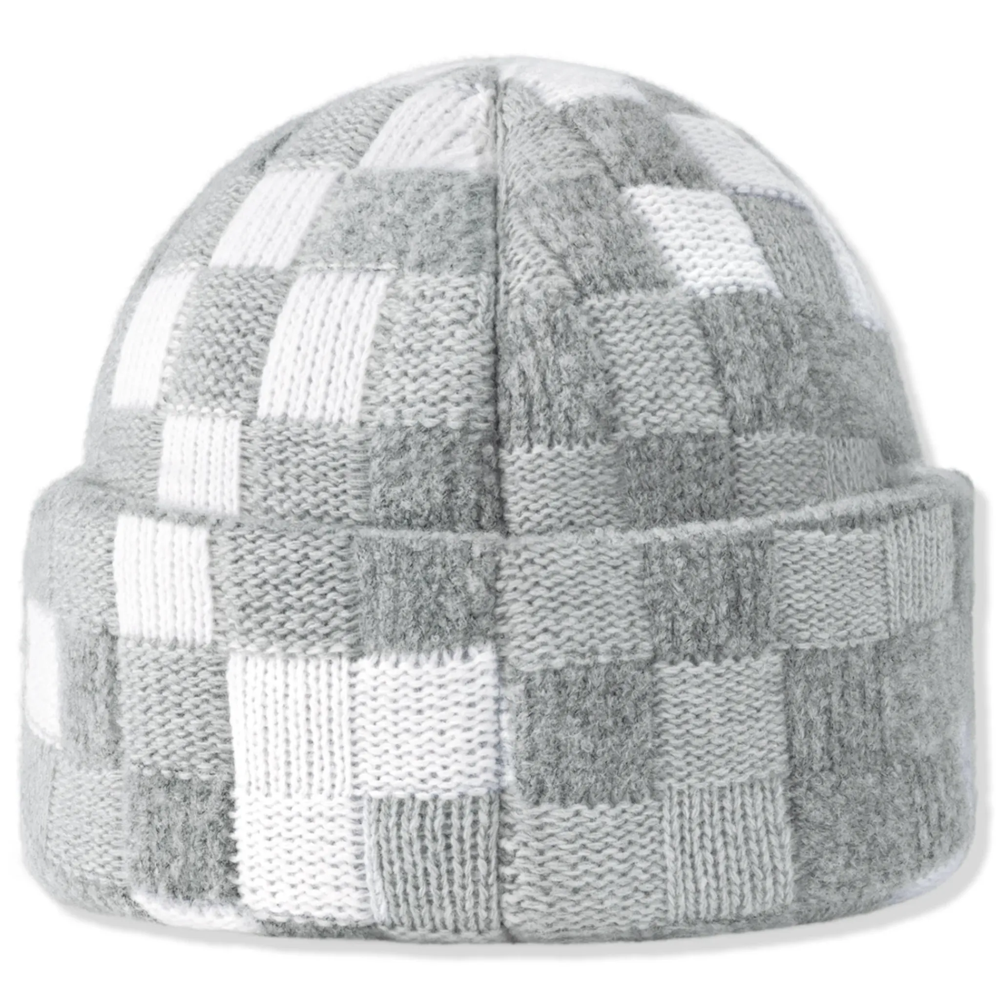 Louis Vuitton Damoflage Pearls Crush Reversible Light Grey Beanie< Hats & Caps