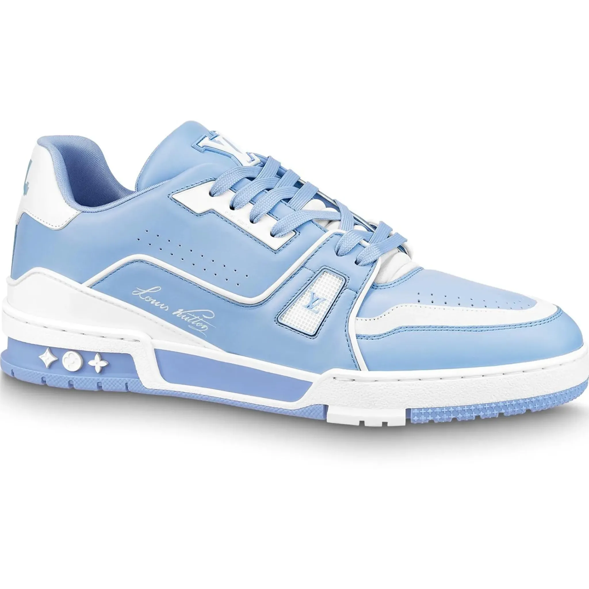 Louis Vuitton LV '54' Trainer Light Blue White Sneaker< Designer Trainers
