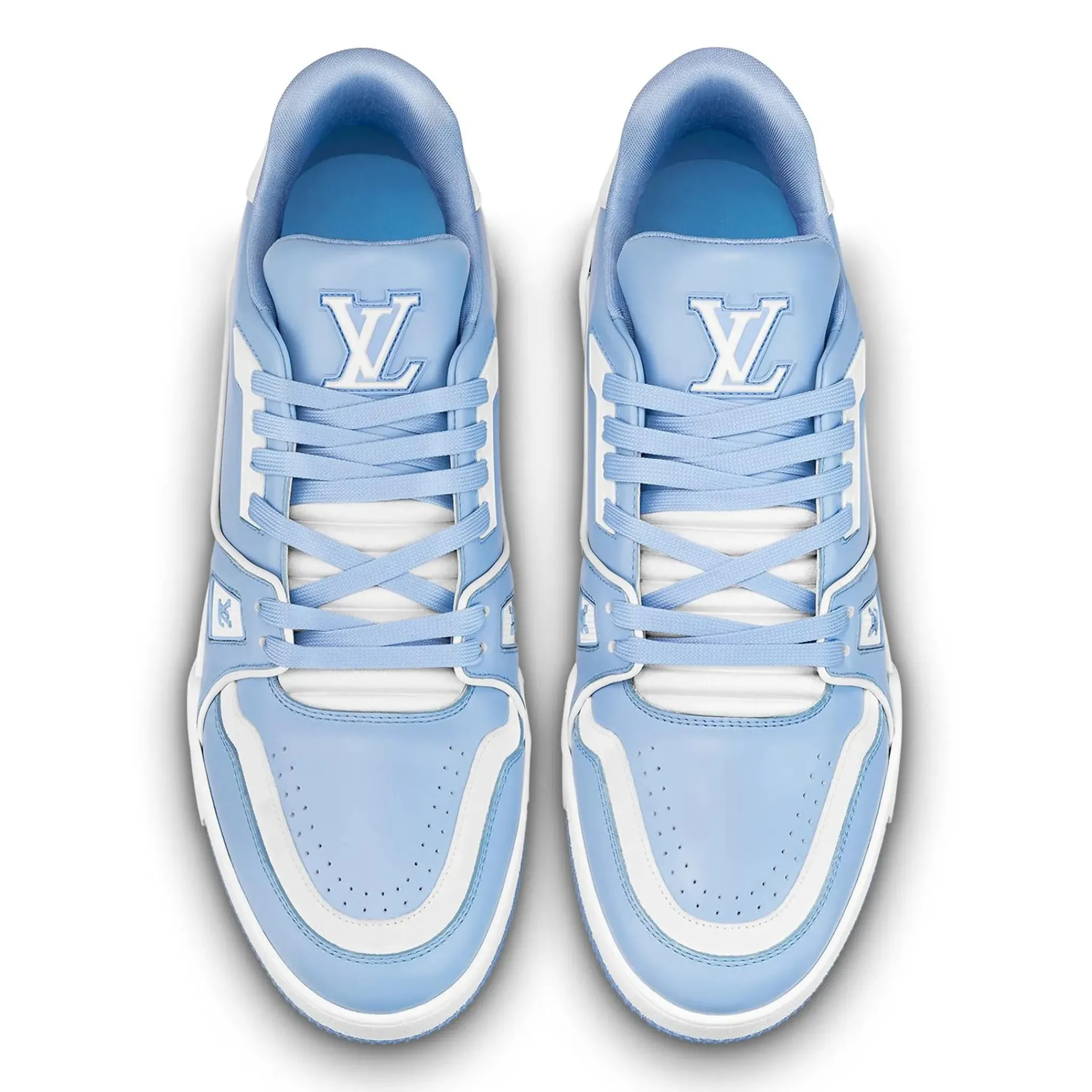 Louis Vuitton LV '54' Trainer Light Blue White Sneaker< Designer Trainers