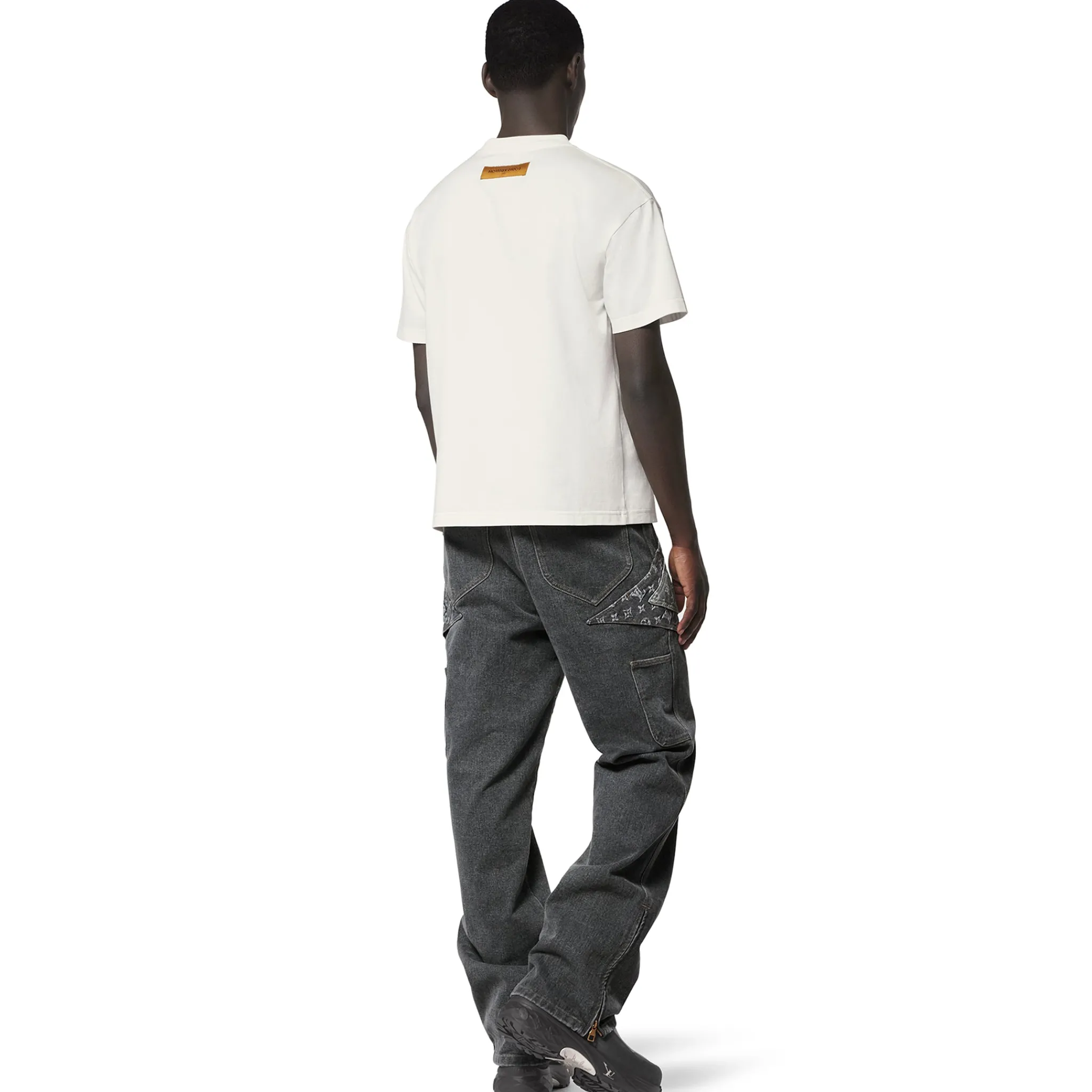 Louis Vuitton LV Birds Printed Cotton T Shirt White< T-shirts