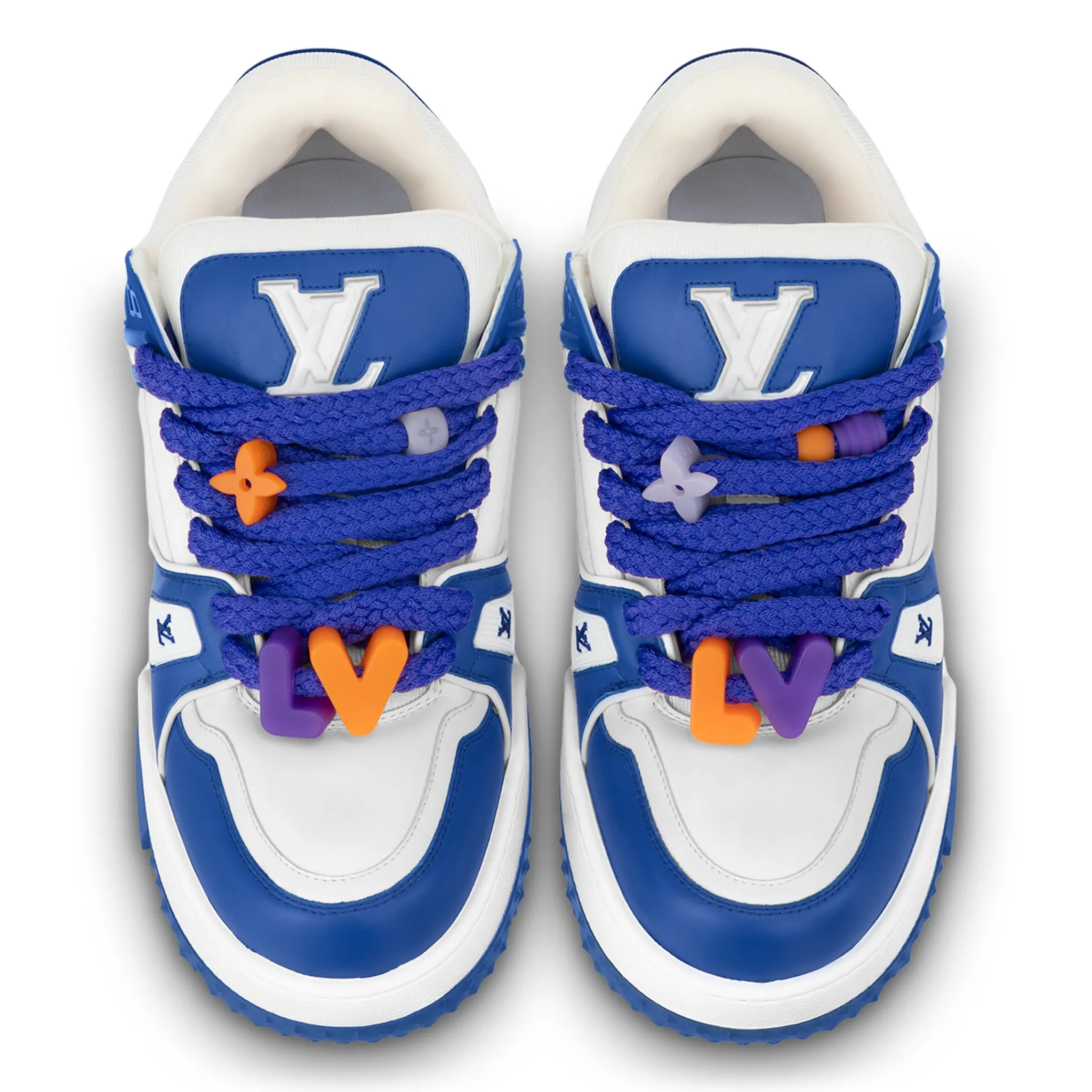 Louis Vuitton LV Maxi Trainer Blue Sneaker< Designer Trainers
