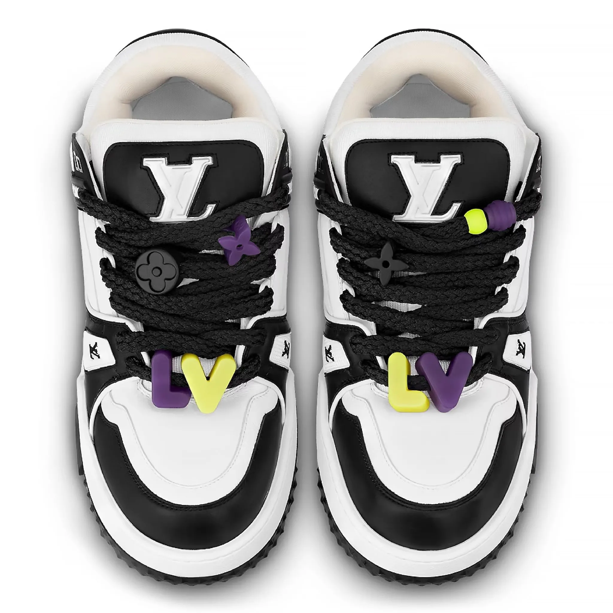 Louis Vuitton LV Maxi Trainer Black Sneaker< Black Trainers|Designer Trainers