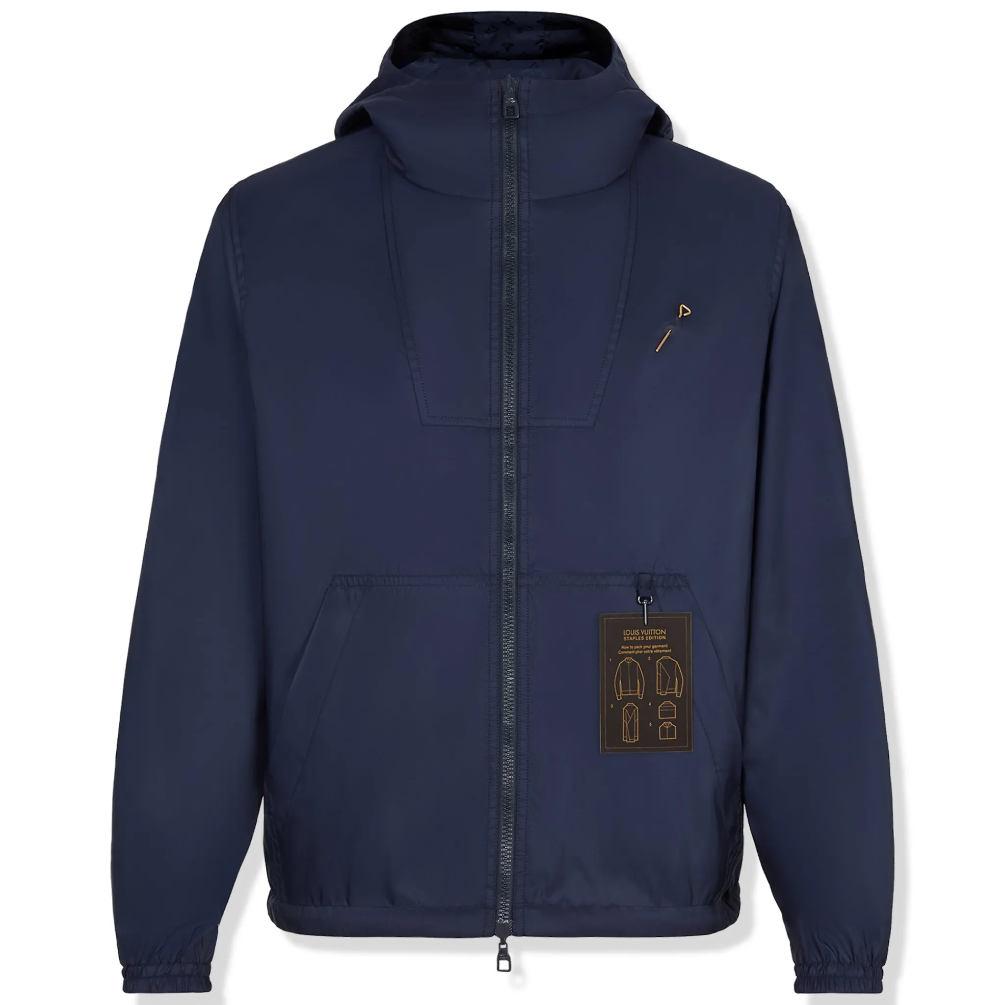 Louis Vuitton LV Monogram Reversible Navy Windbreaker< Coats & Jackets