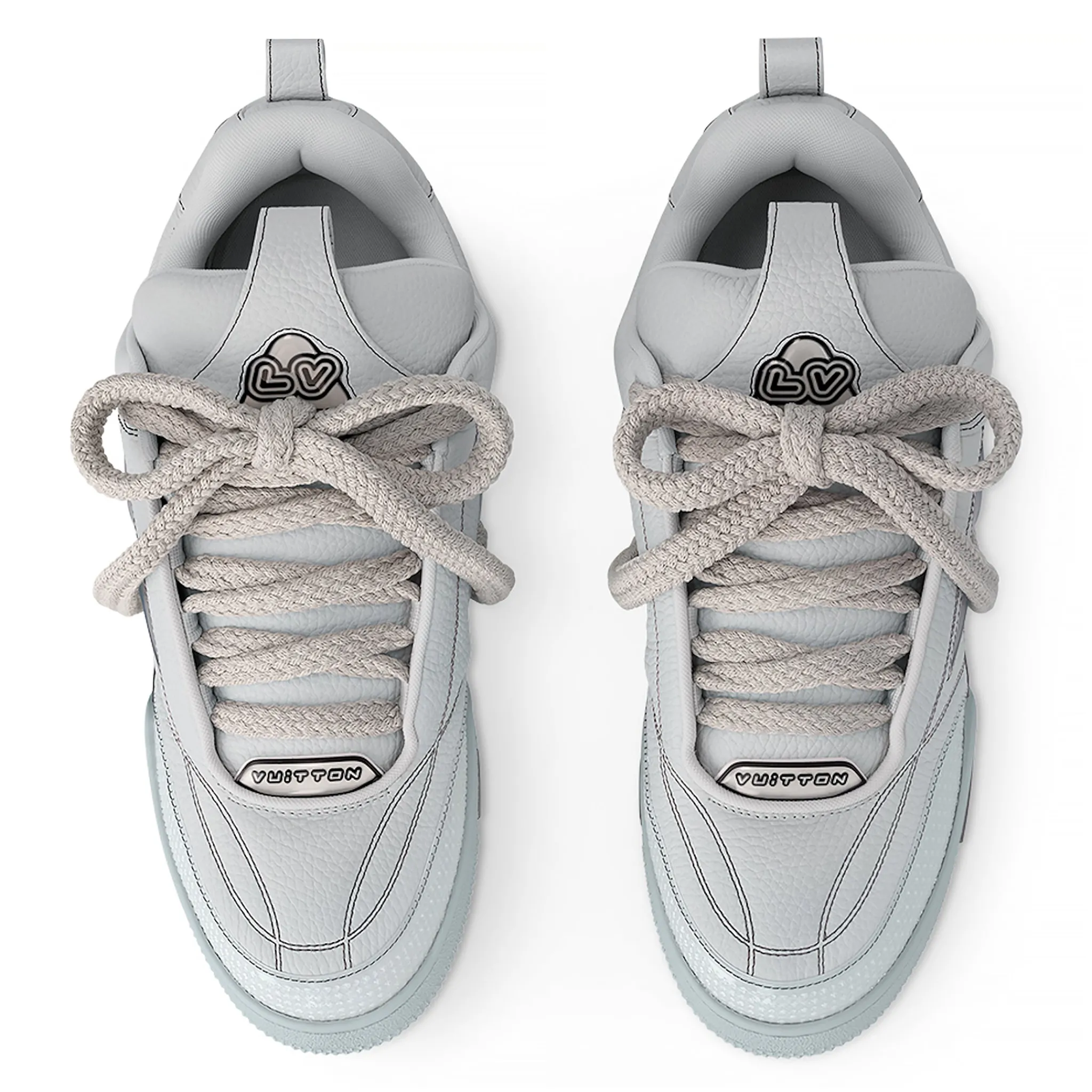Louis Vuitton LV Skate Trainer Grey Sneaker< Designer Trainers