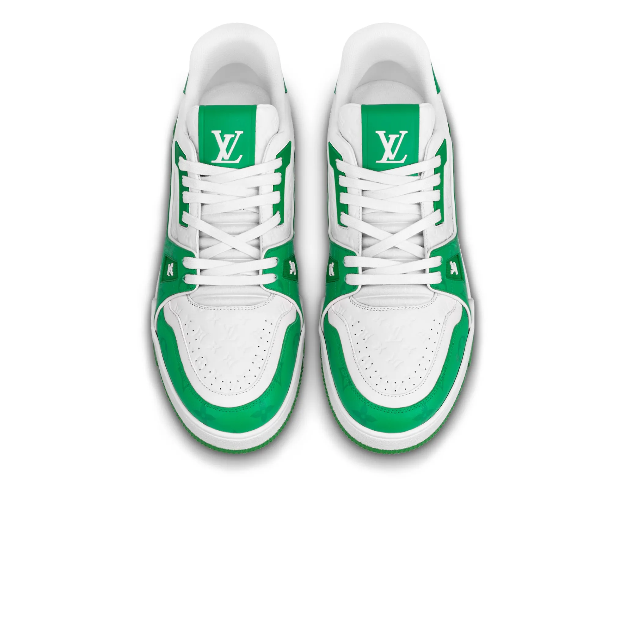 Louis Vuitton LV Trainer '54' White Green Sneaker< Designer Trainers