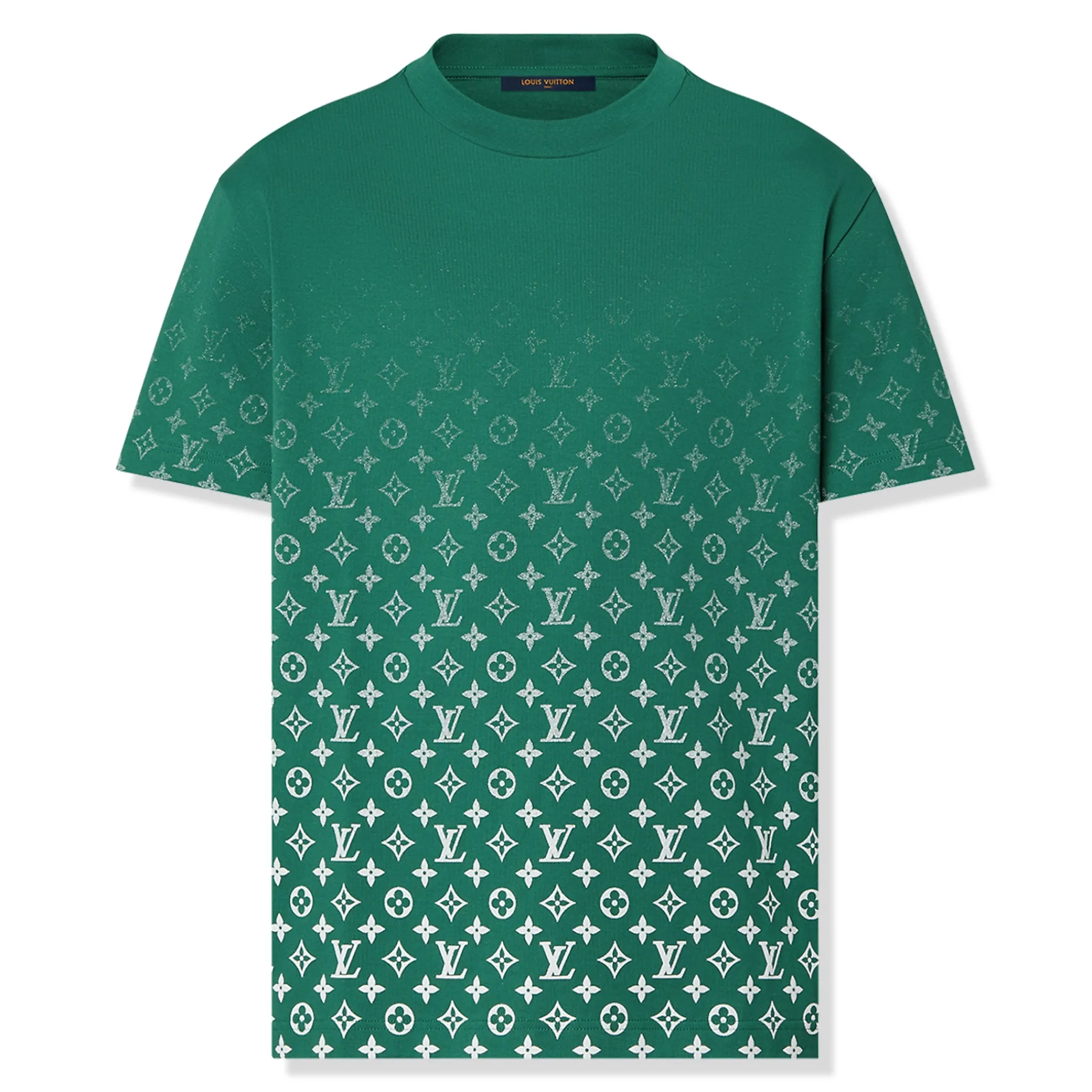 Louis Vuitton Monogram Gradient Cotton Green T Shirt< T-shirts