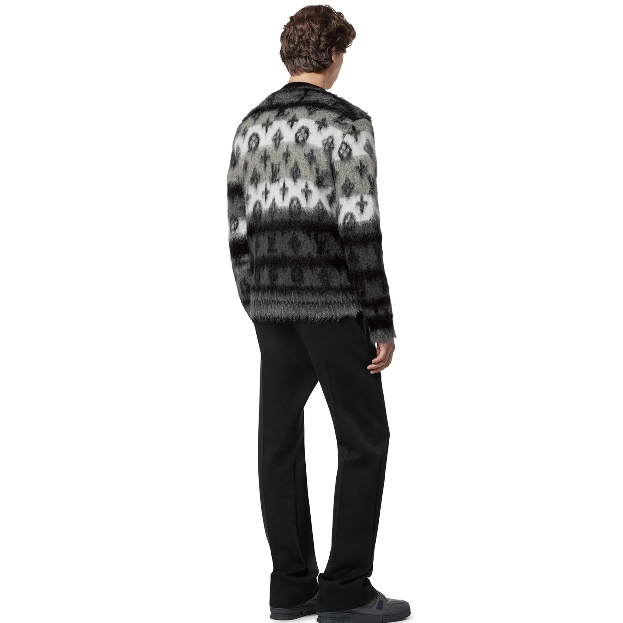 Louis Vuitton Monogram Mohair Multicoloured Cardigan< Sweatshirts & Hoodies