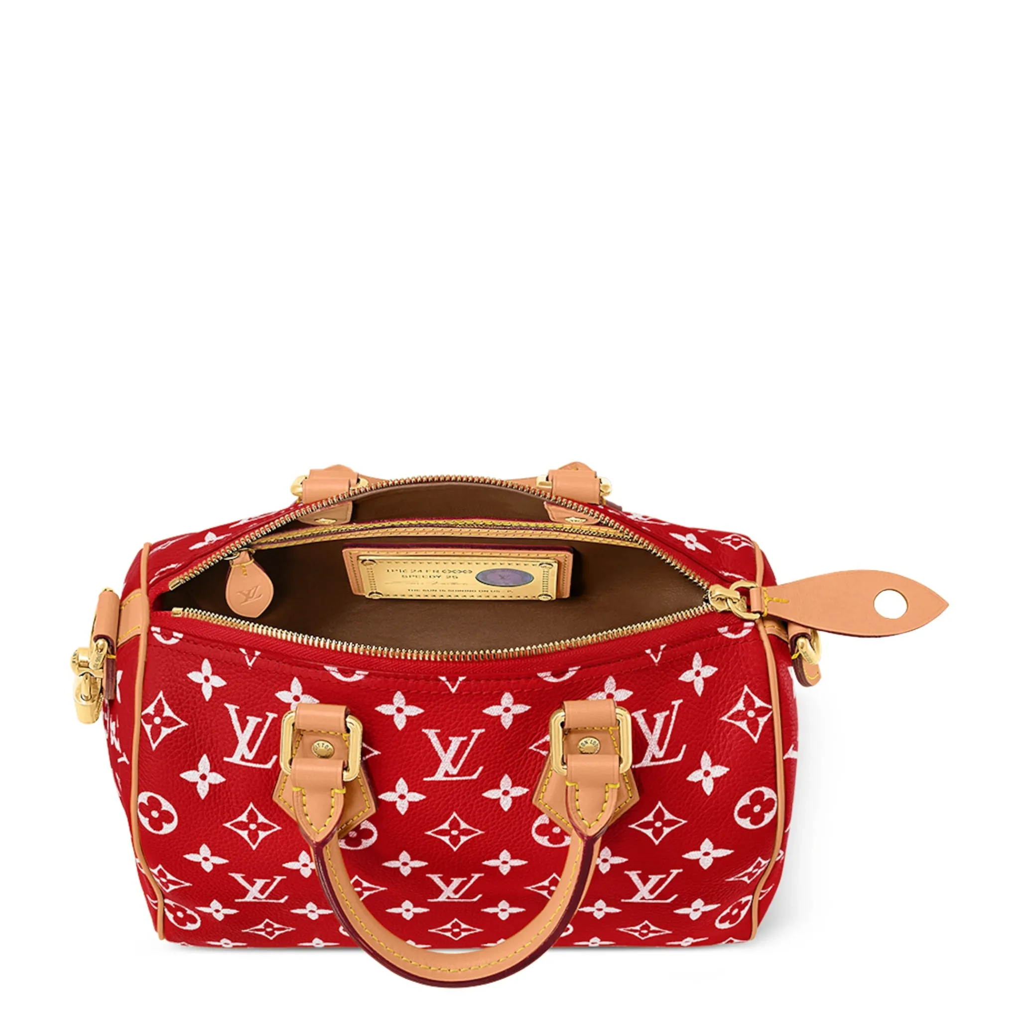 Louis Vuitton Monogram Speedy P9 Red Bandoulière 25< Cross Body Bags|Bags