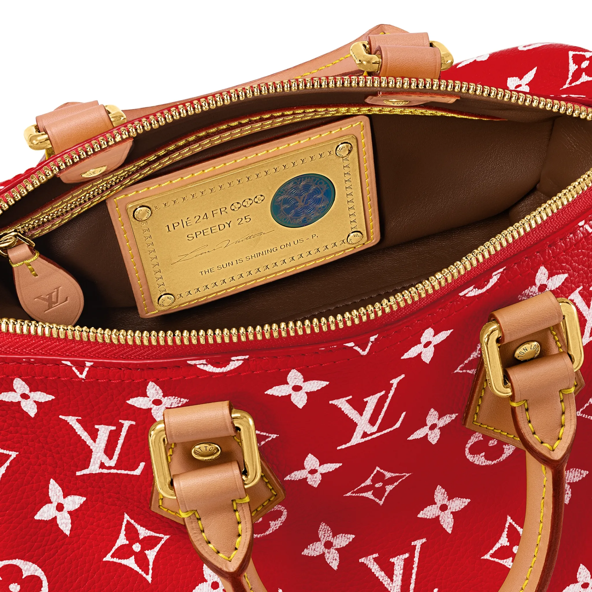 Louis Vuitton Monogram Speedy P9 Red Bandoulière 25< Cross Body Bags|Bags