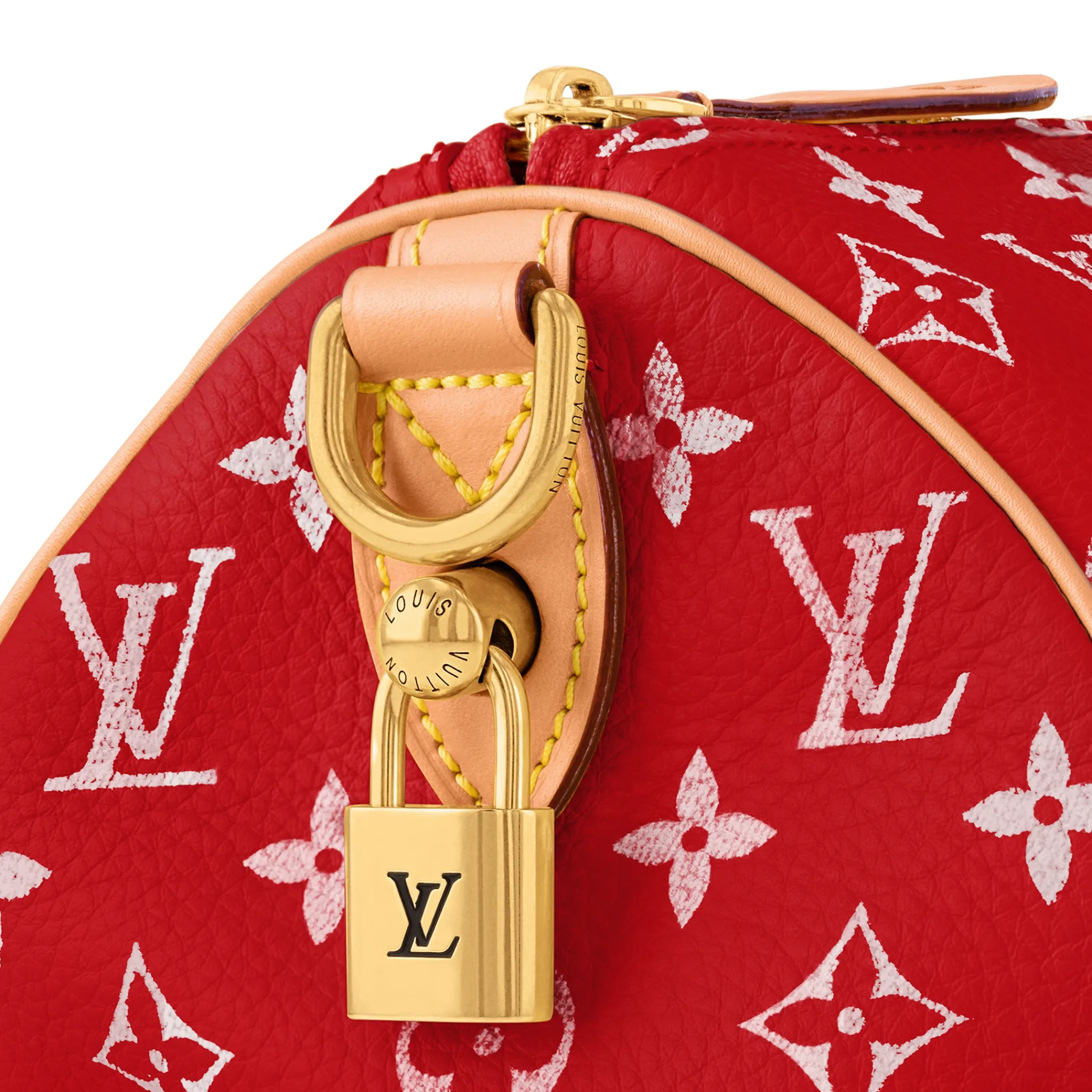 Louis Vuitton Monogram Speedy P9 Red Bandoulière 25< Cross Body Bags|Bags