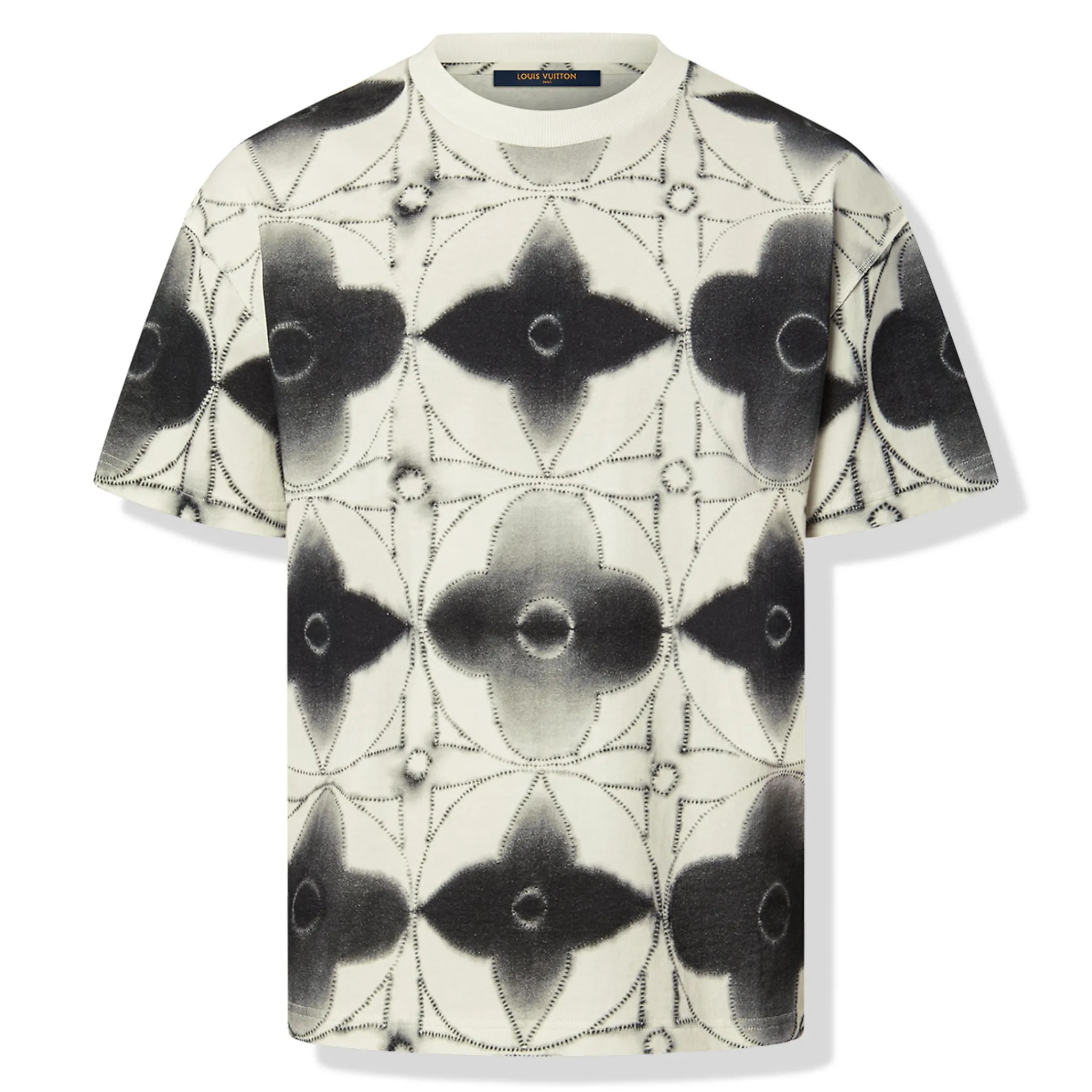 Louis Vuitton Shibori Printed Tie-Dye Dark Grey T Shirt< T-shirts