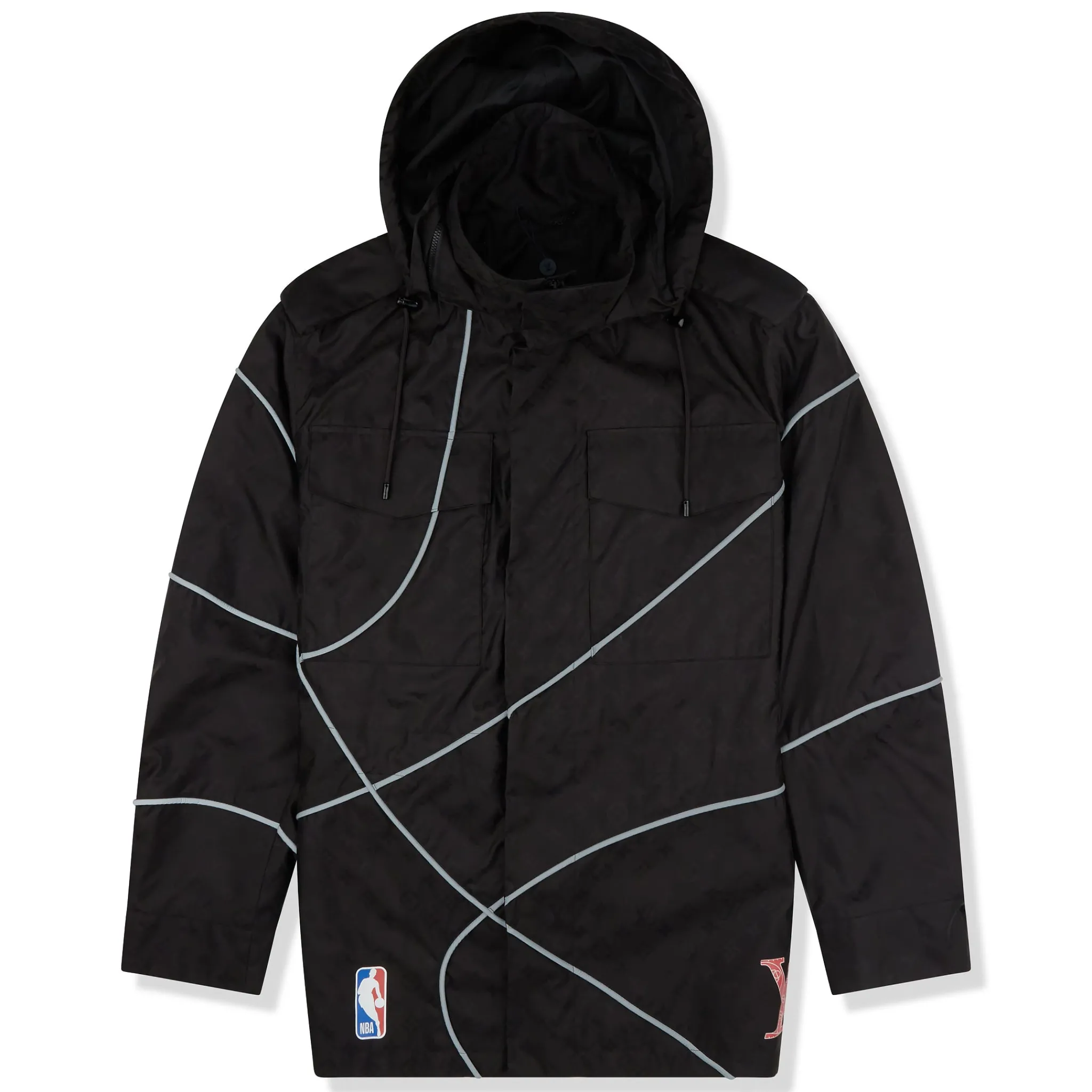 Louis Vuitton x NBA Monogram Black Windbreaker< Coats & Jackets