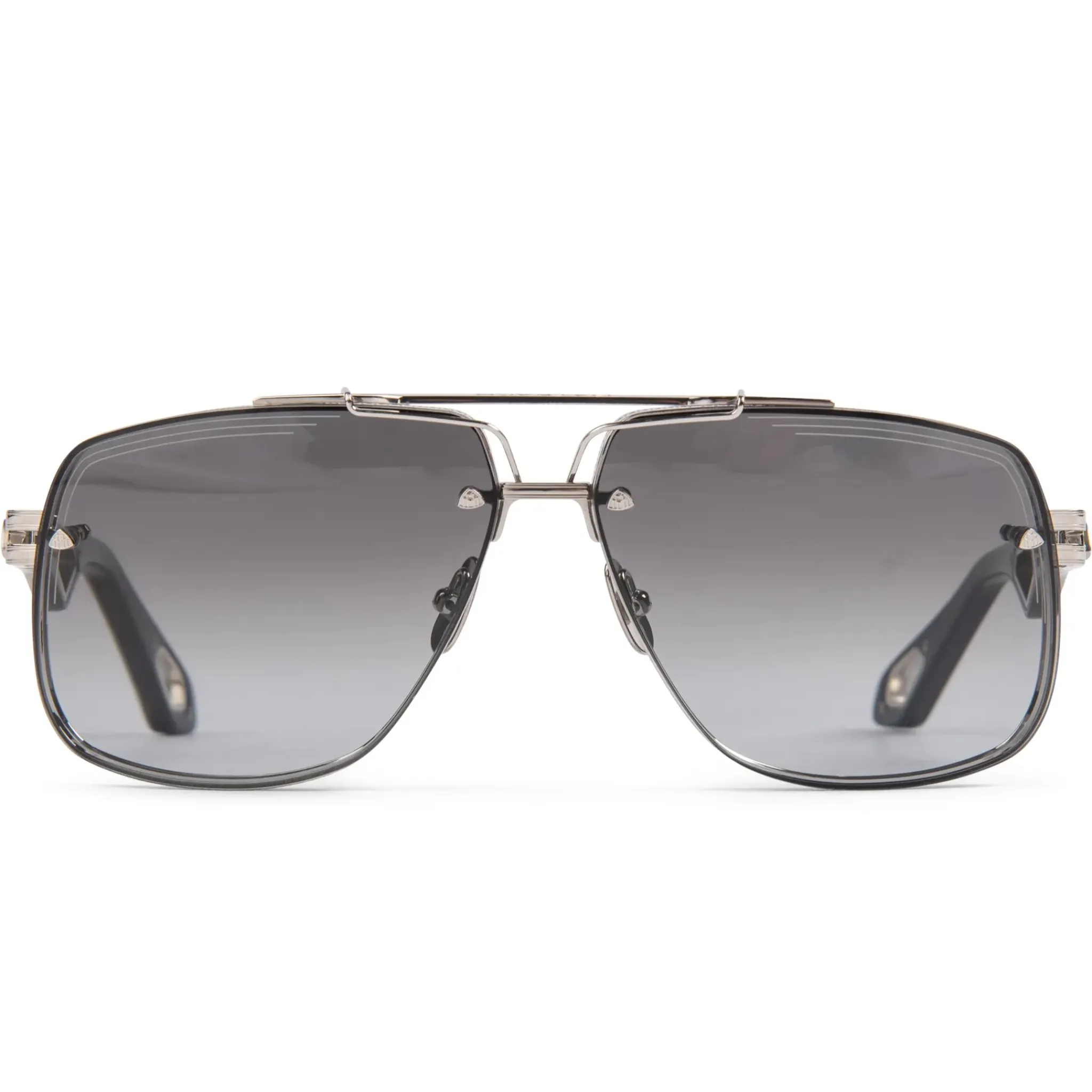 Maybach Eyewear The King II P-HT-Z63 Platinum Grey Gradient Sunglasses< Sunglasses