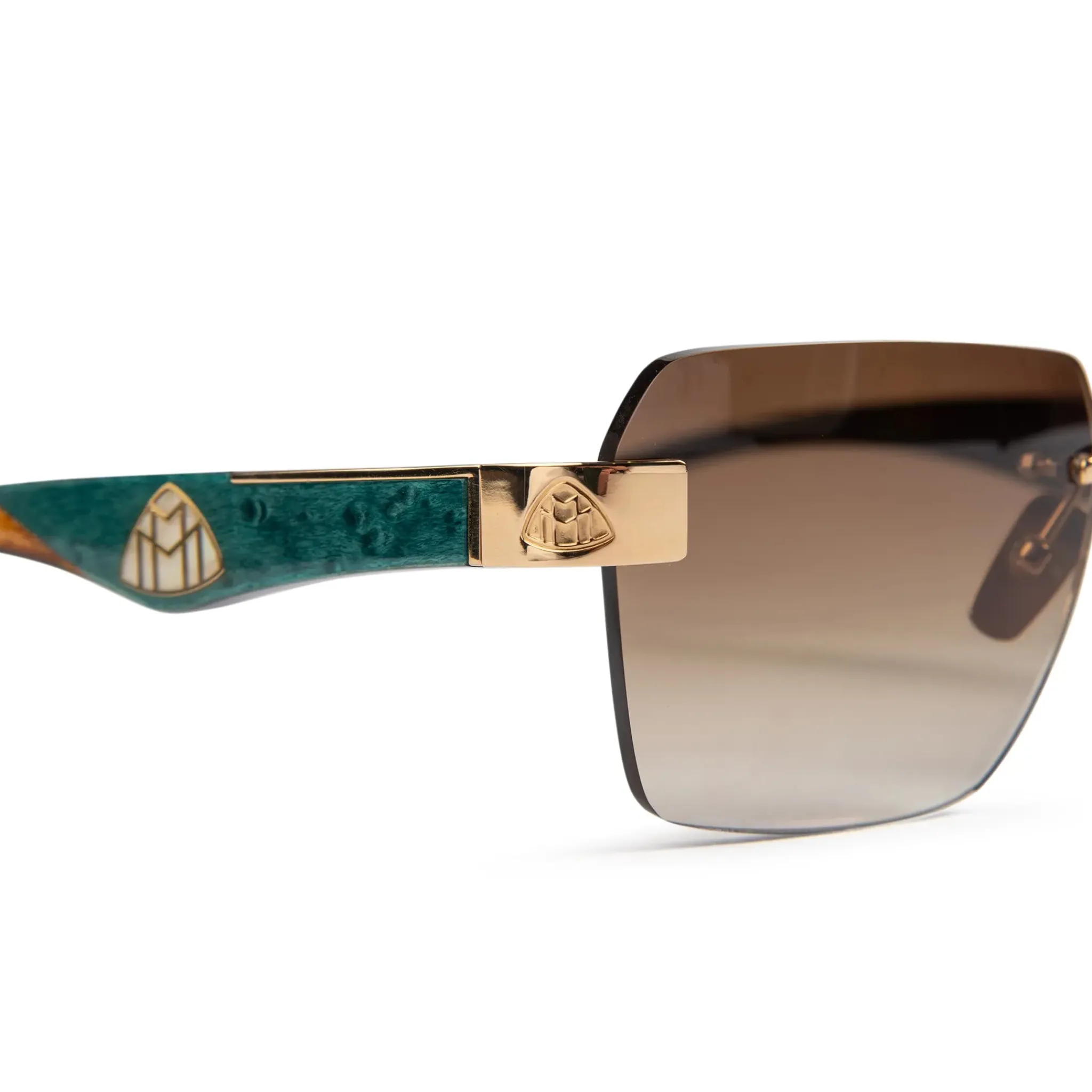 Maybach Eyewear The Magic I MG-WDE-M09 Gold Brown Sunglasses< Sunglasses