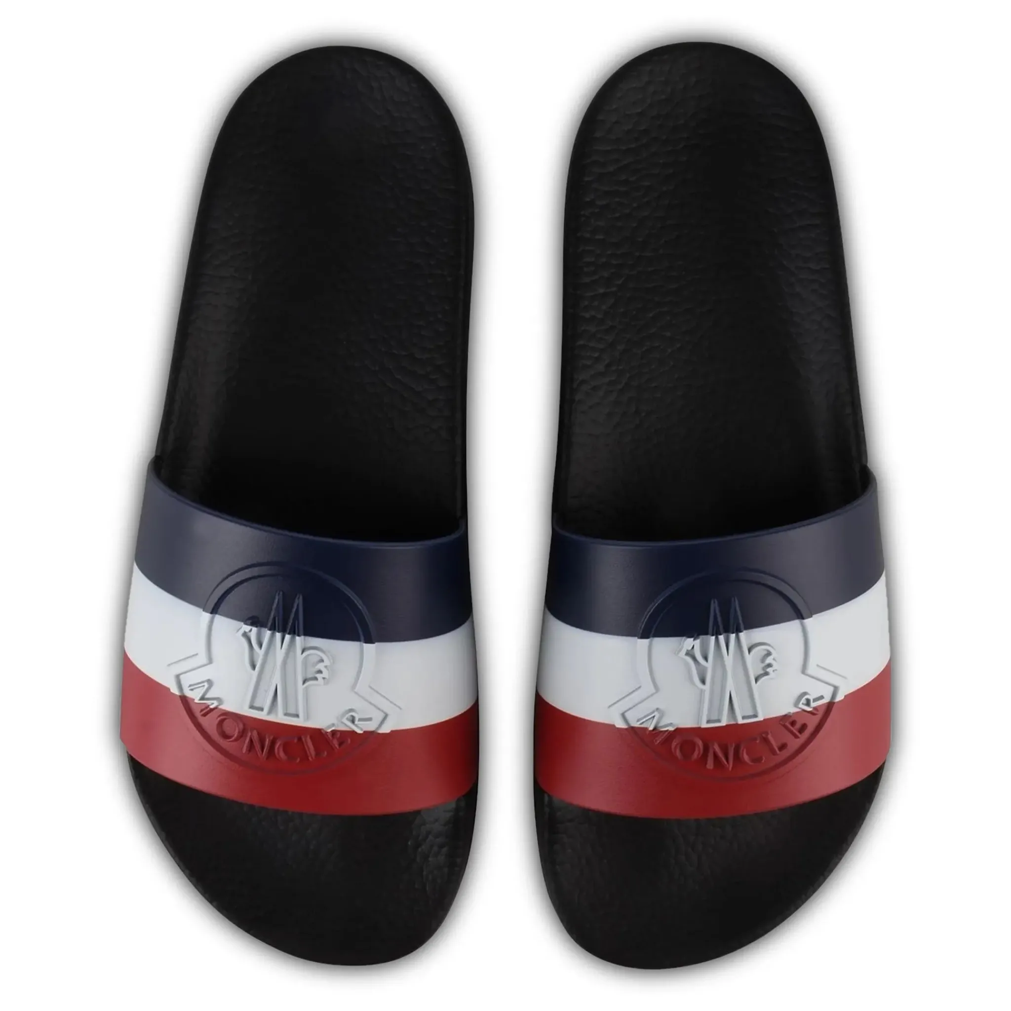 Moncler Basile Black Sliders< Black Trainers|Sandals & Slides