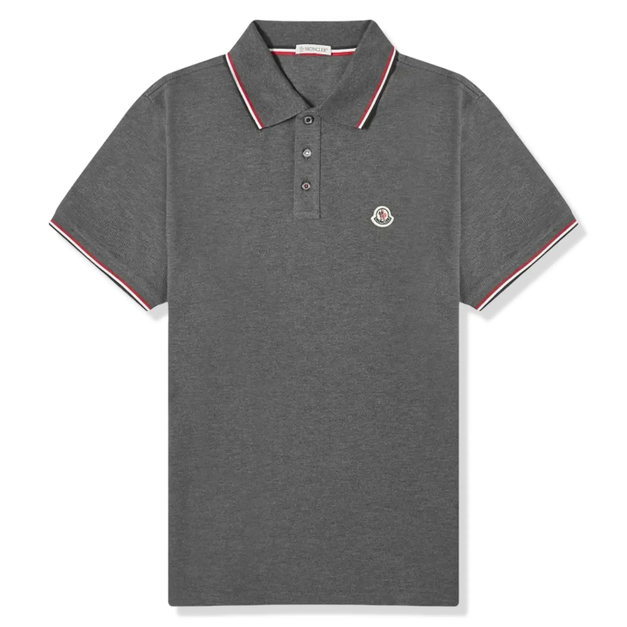 Moncler Maglia Dark Grey Polo Shirt< Polo Shirts