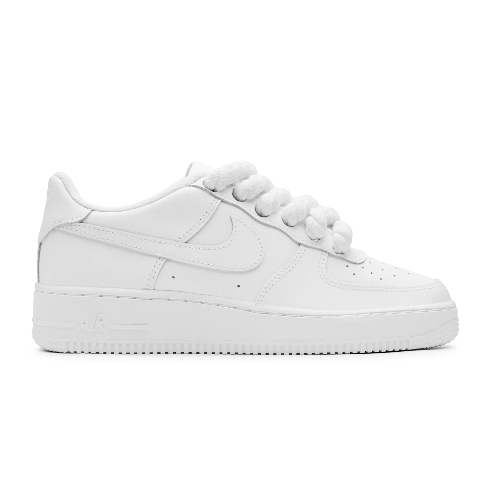Nike Air Force 1 Low Rope Lace White (GS)< White Trainers|Trainers