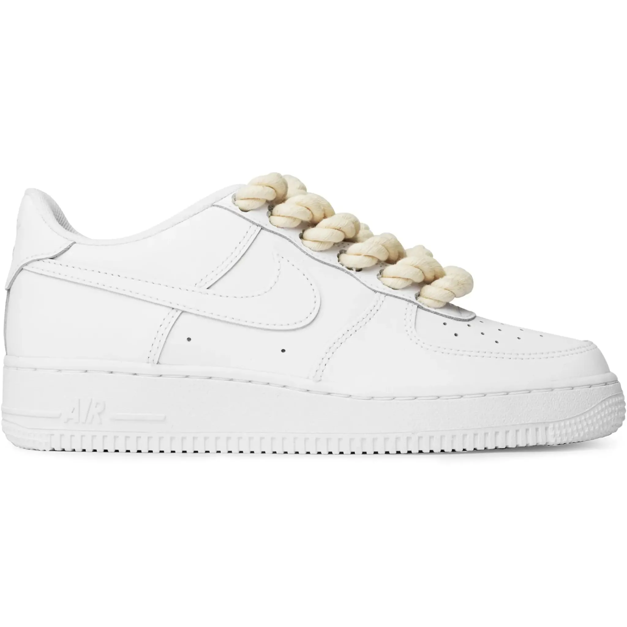 Nike Air Force 1 Low Rope Lace White< White Trainers|Trainers