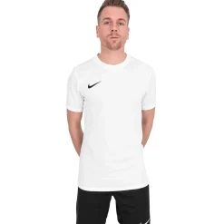 Nike Dri-FIT Park VII SS White Black T Shirt< Activewear|Matching Sets