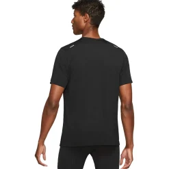 Nike Dri-FIT Rise 365 Black Running T Shirt< Activewear|T-shirts