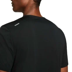 Nike Dri-FIT Rise 365 Black Running T Shirt< Activewear|T-shirts